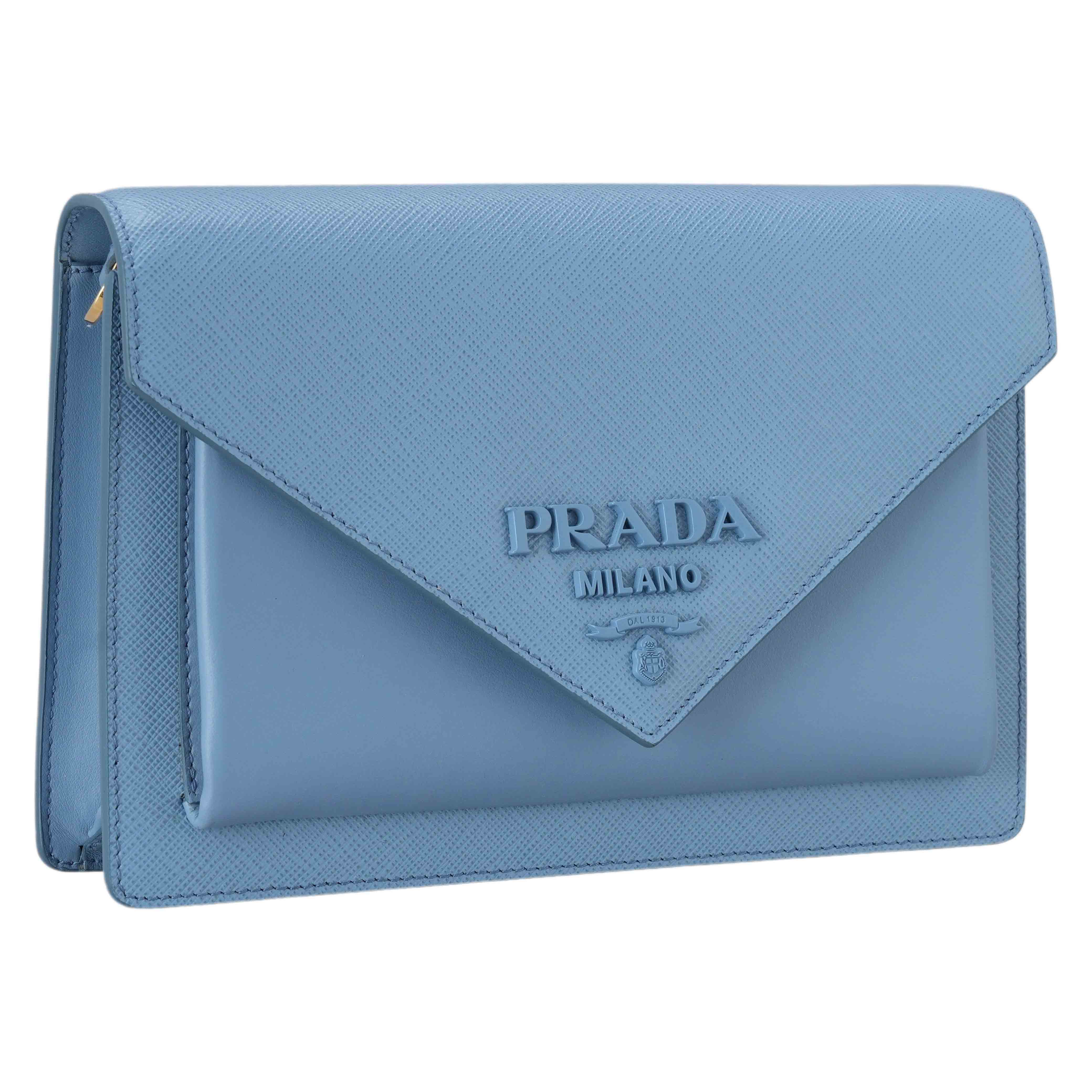 PRADA(USED)프라다 사피아노 엔벨로프 플랩백