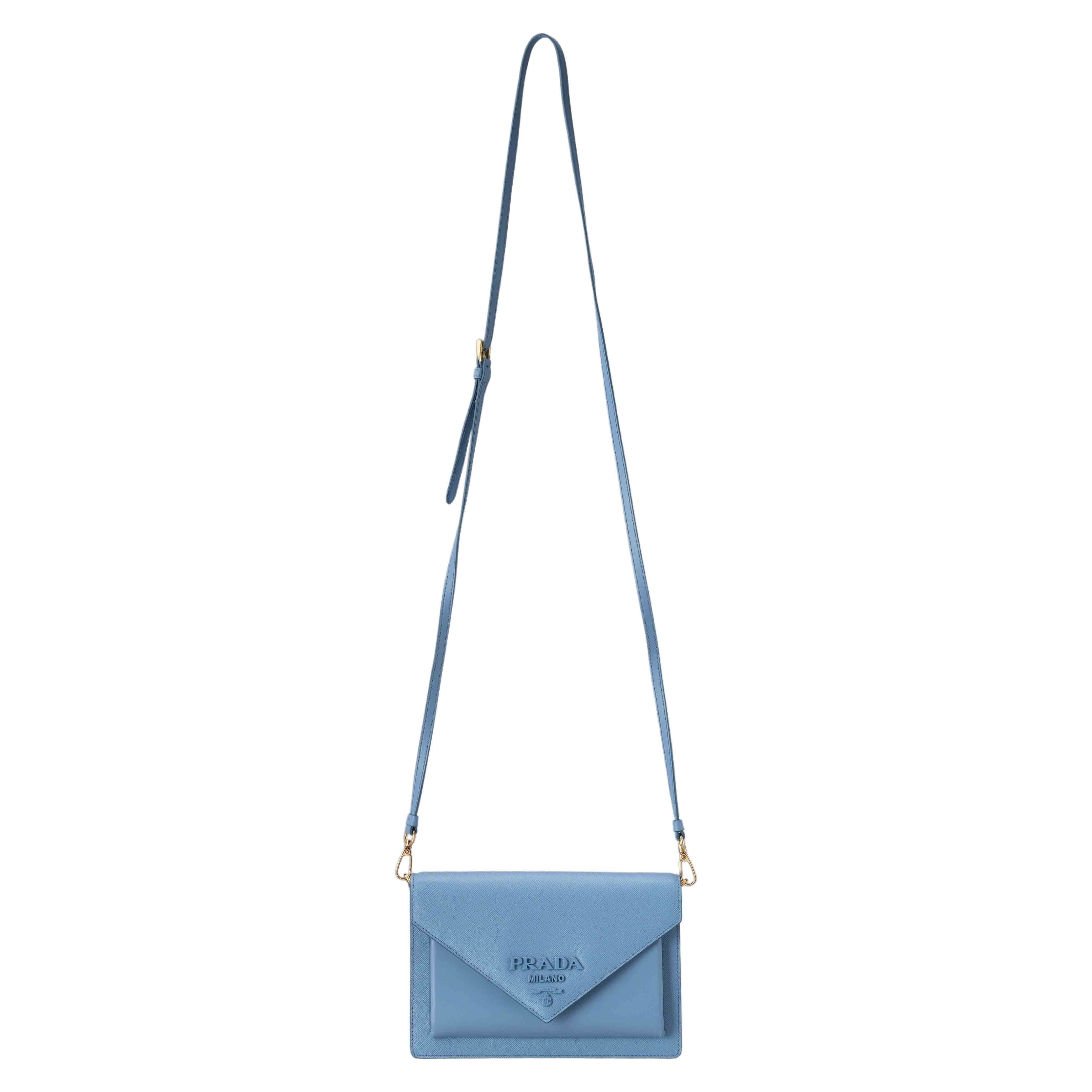 PRADA(USED)프라다 사피아노 엔벨로프 플랩백