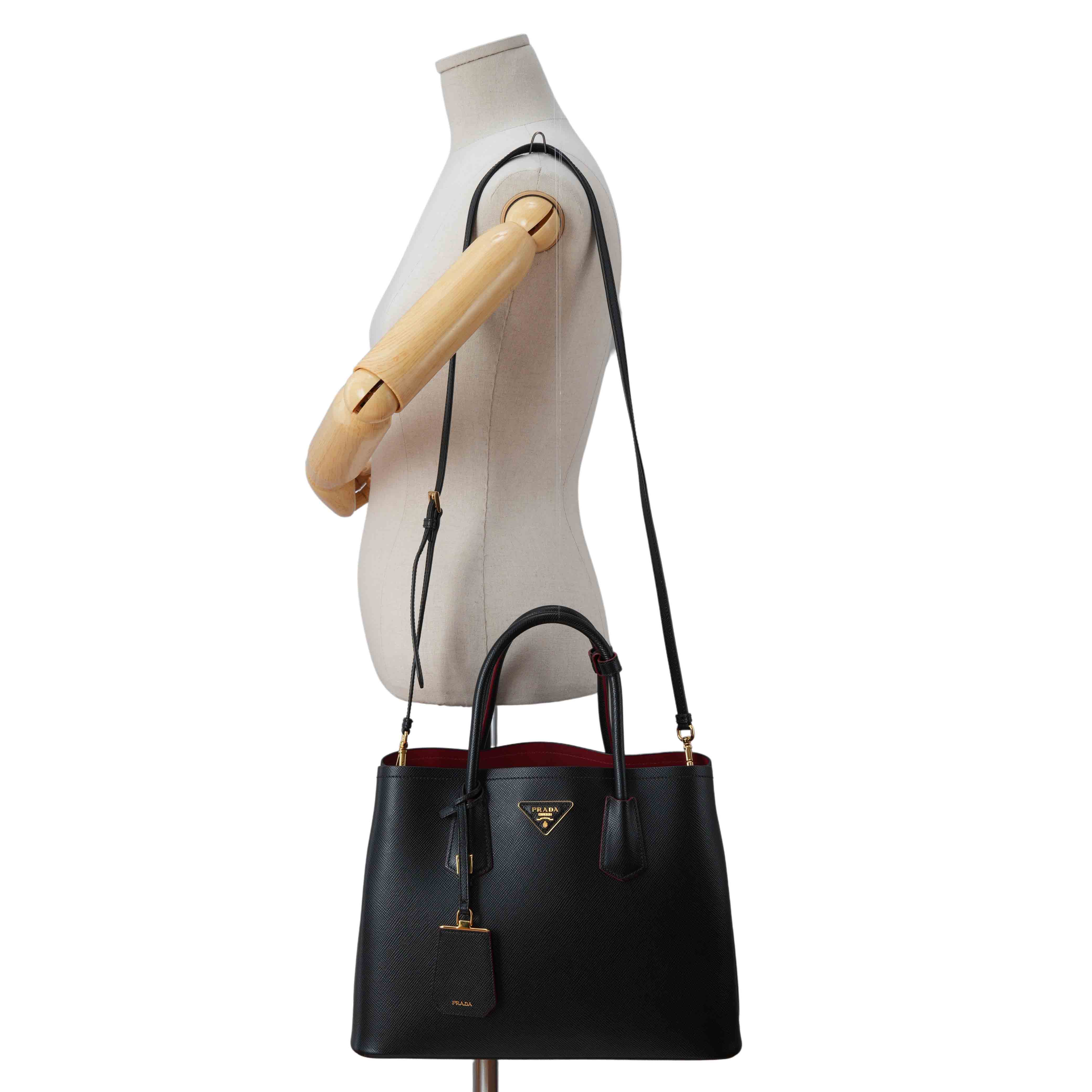 PRADA(USED)프라다 사피아노 두블레 토트 겸 숄더백