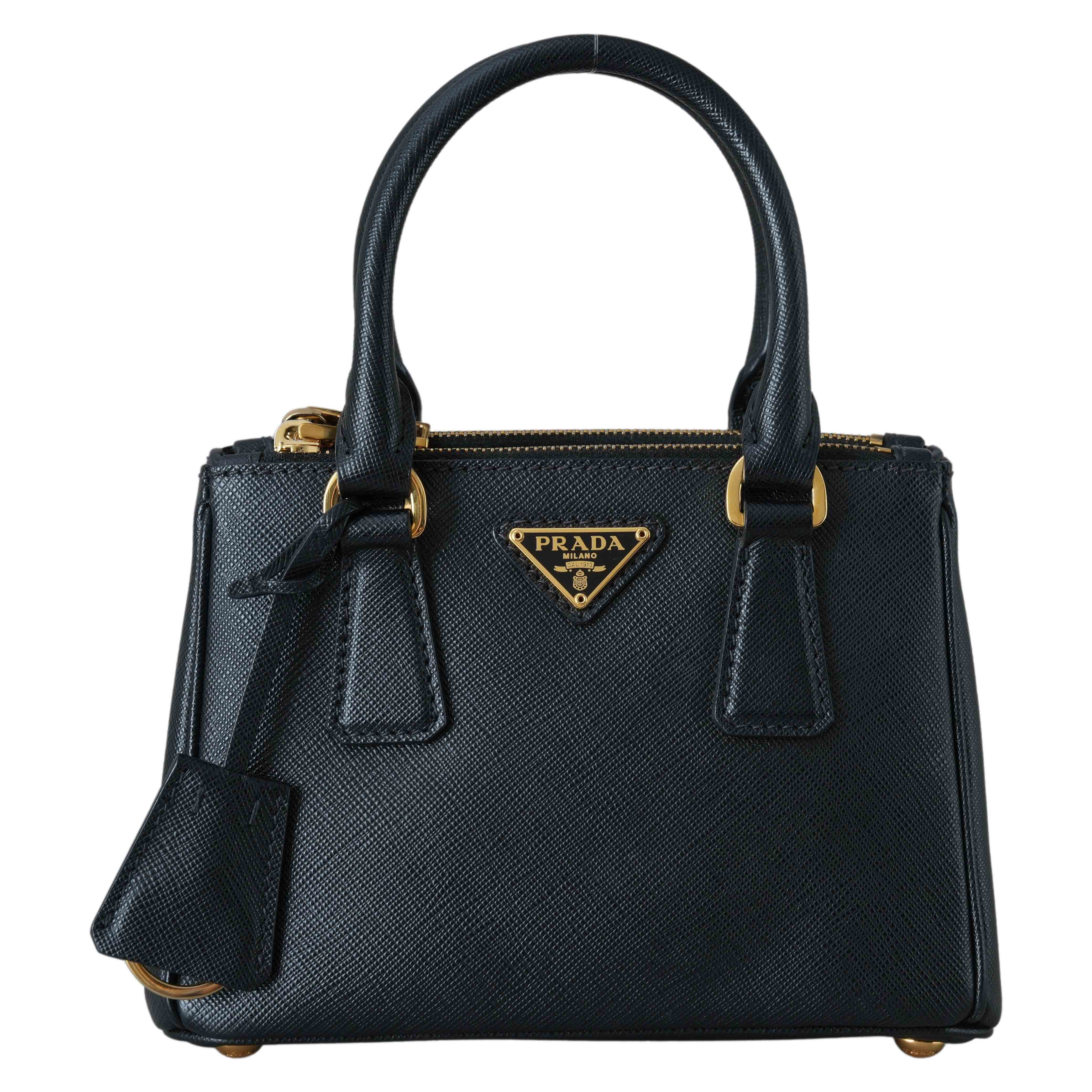 PRADA(USED)프라다 1BH907 사피아노 미니 토트 겸 숄더백