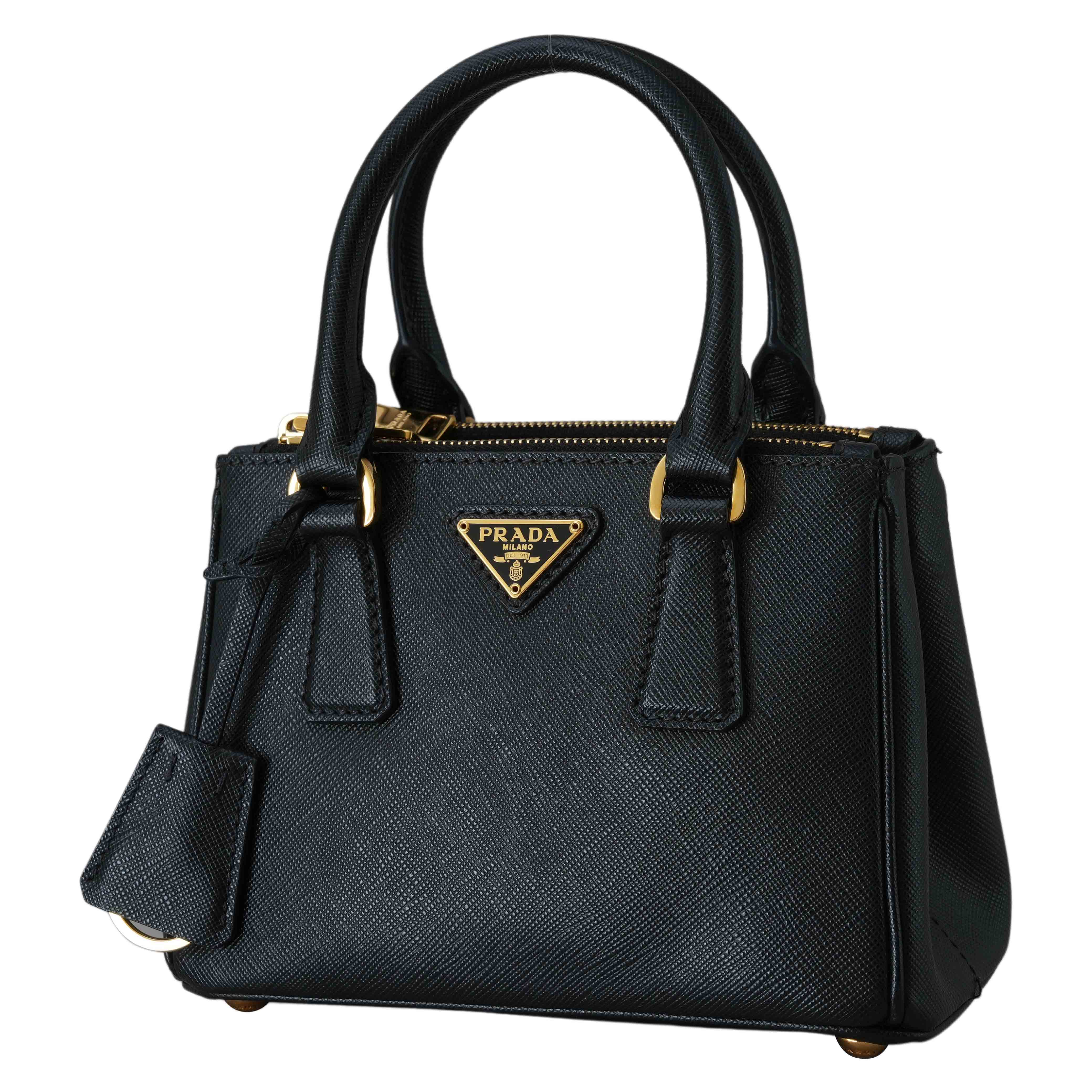 PRADA(USED)프라다 1BH907 사피아노 미니 토트 겸 숄더백