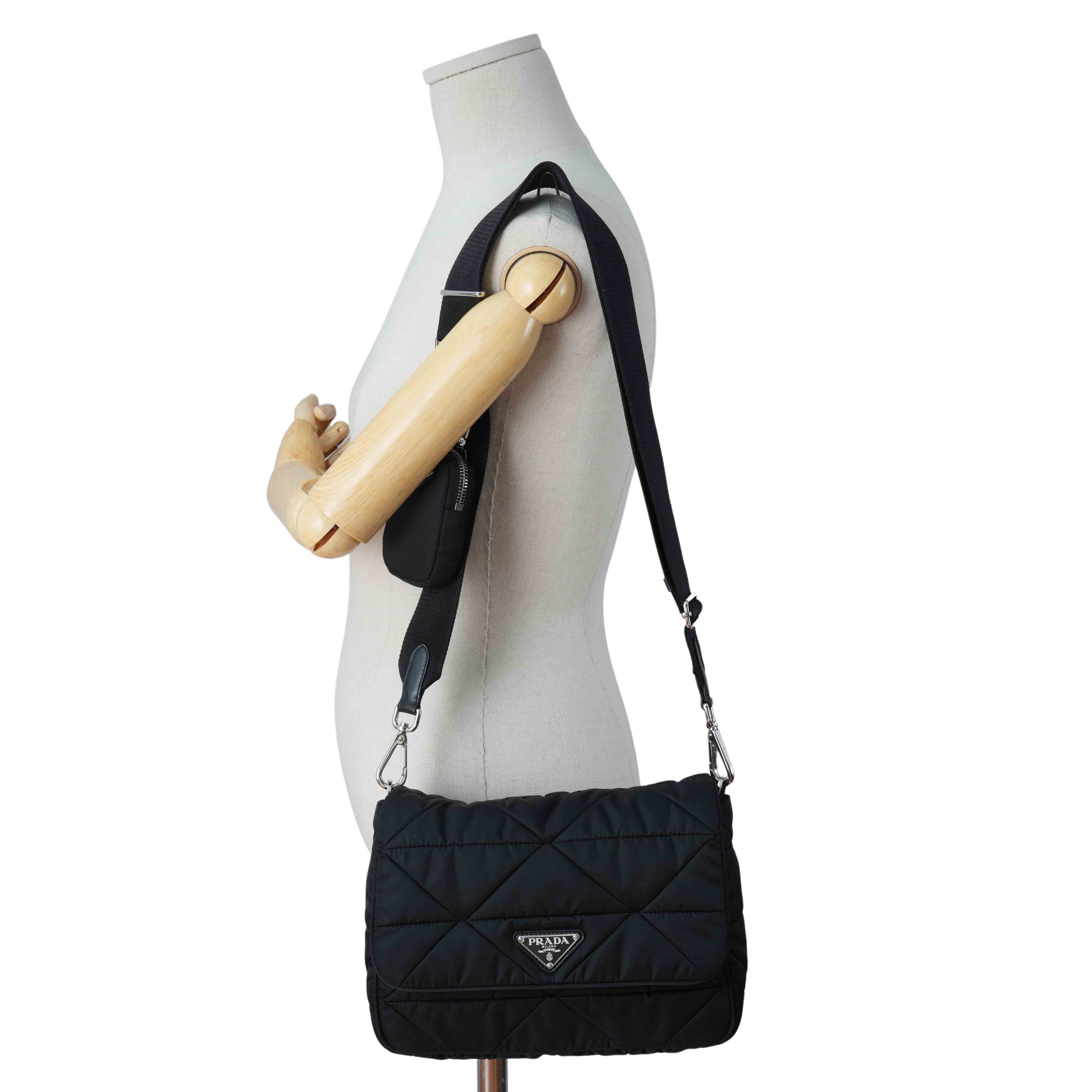 PRADA(USED)프라다 1BD290 패딩 리나일론 숄더백