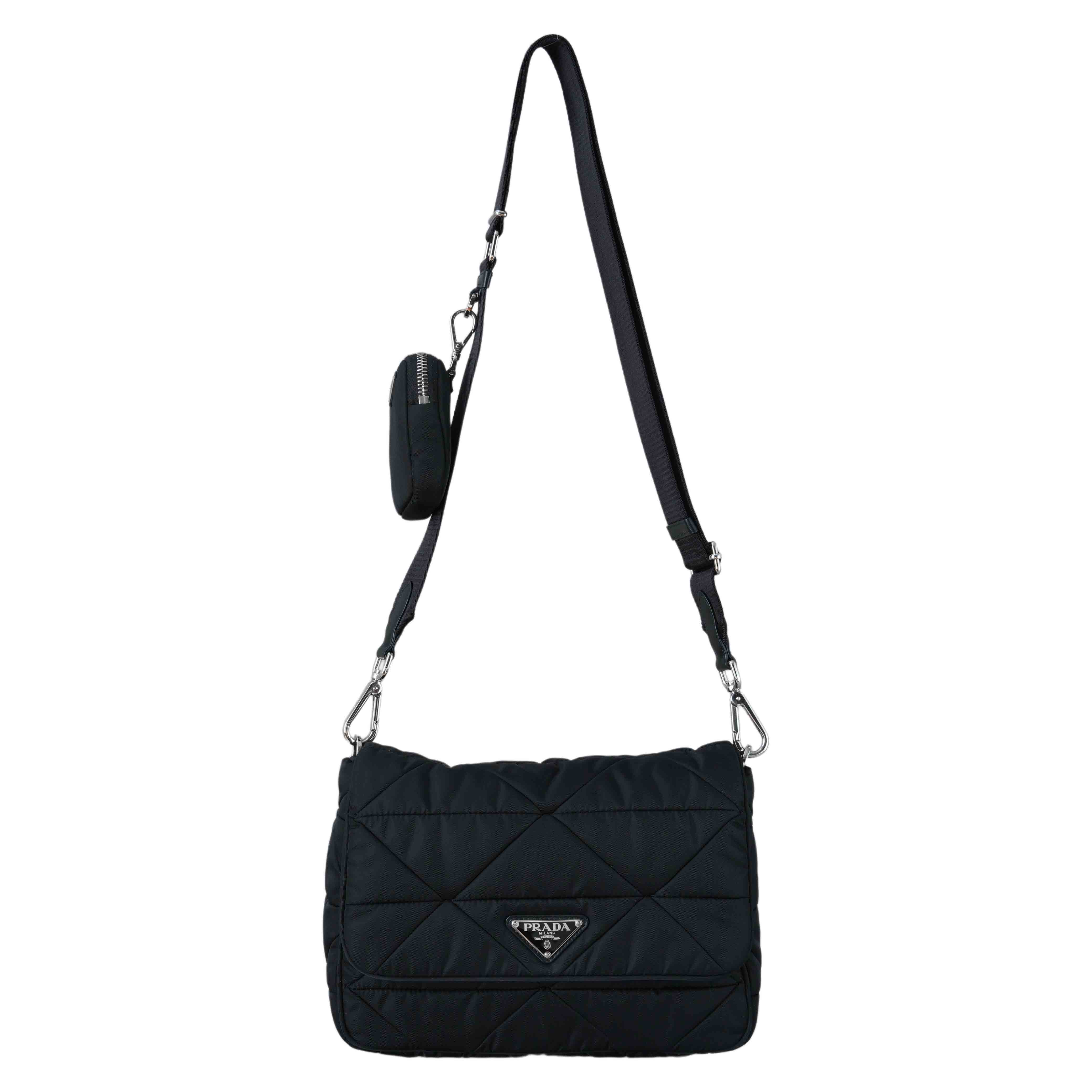 PRADA(USED)프라다 1BD290 패딩 리나일론 숄더백