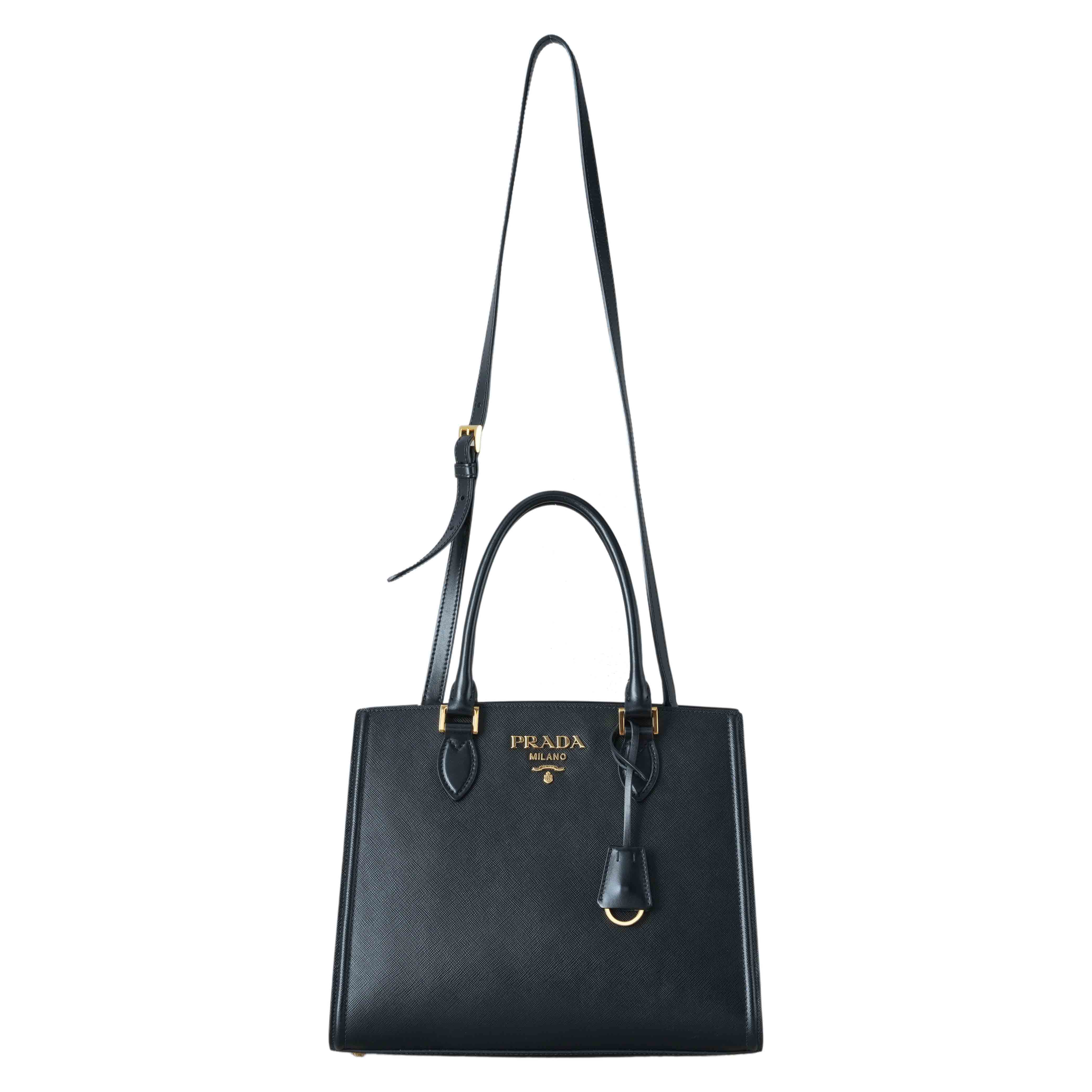PRADA(USED)프라다 사피아노 토트 겸 숄더백