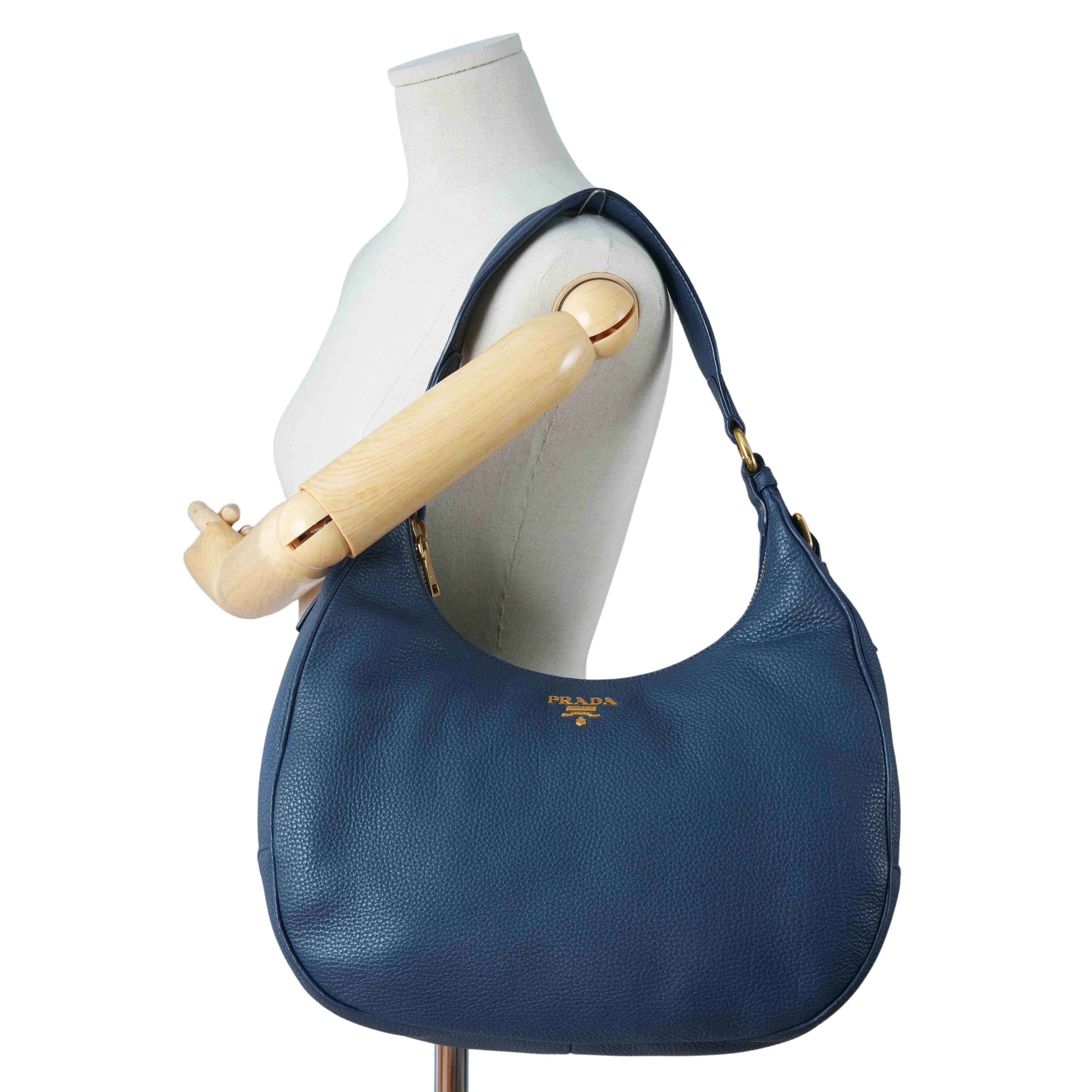 PRADA(USED)프라다 B4311M 비텔로 다이노 호보백