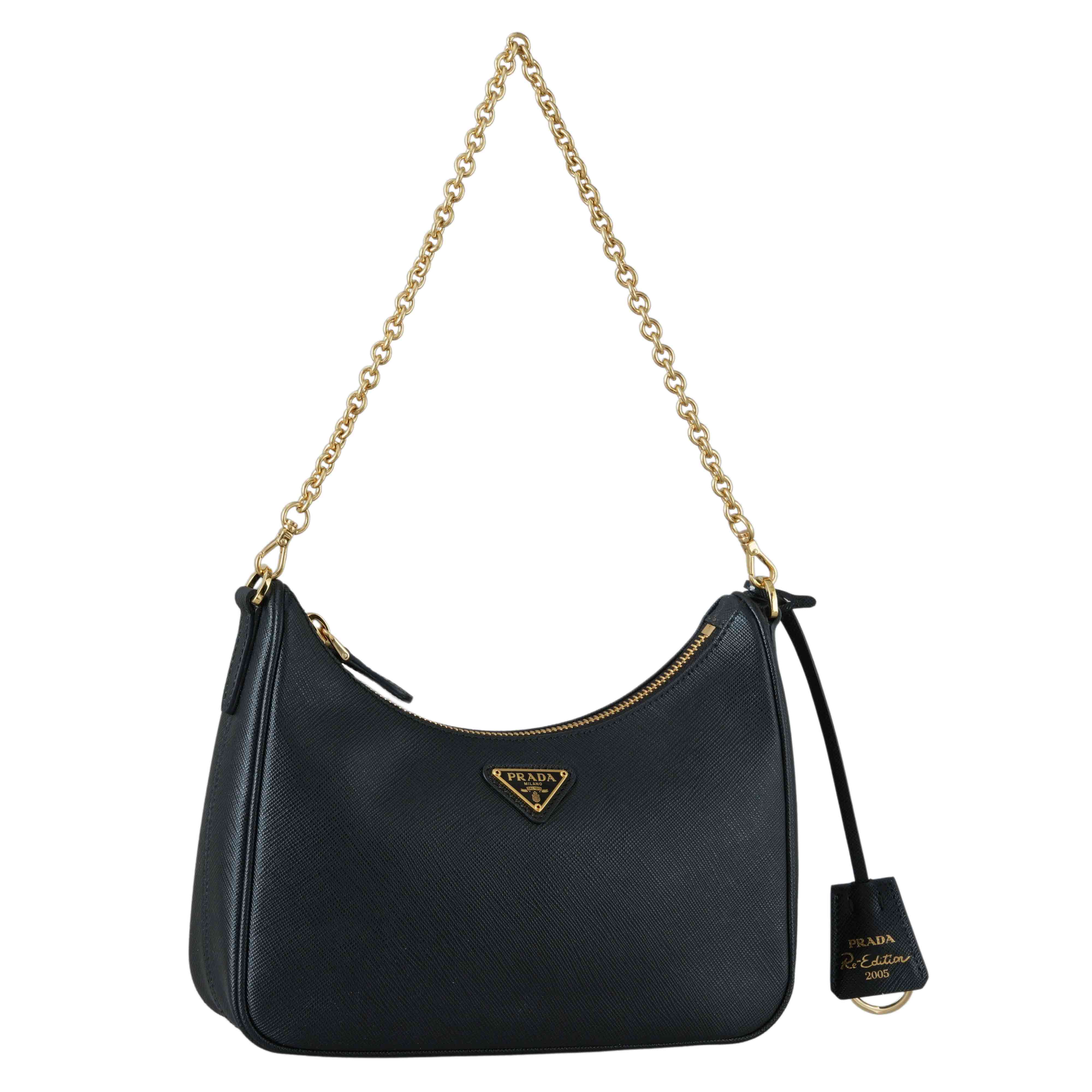 PRADA(USED)프라다 1BH204 사피아노 호보 숄더백