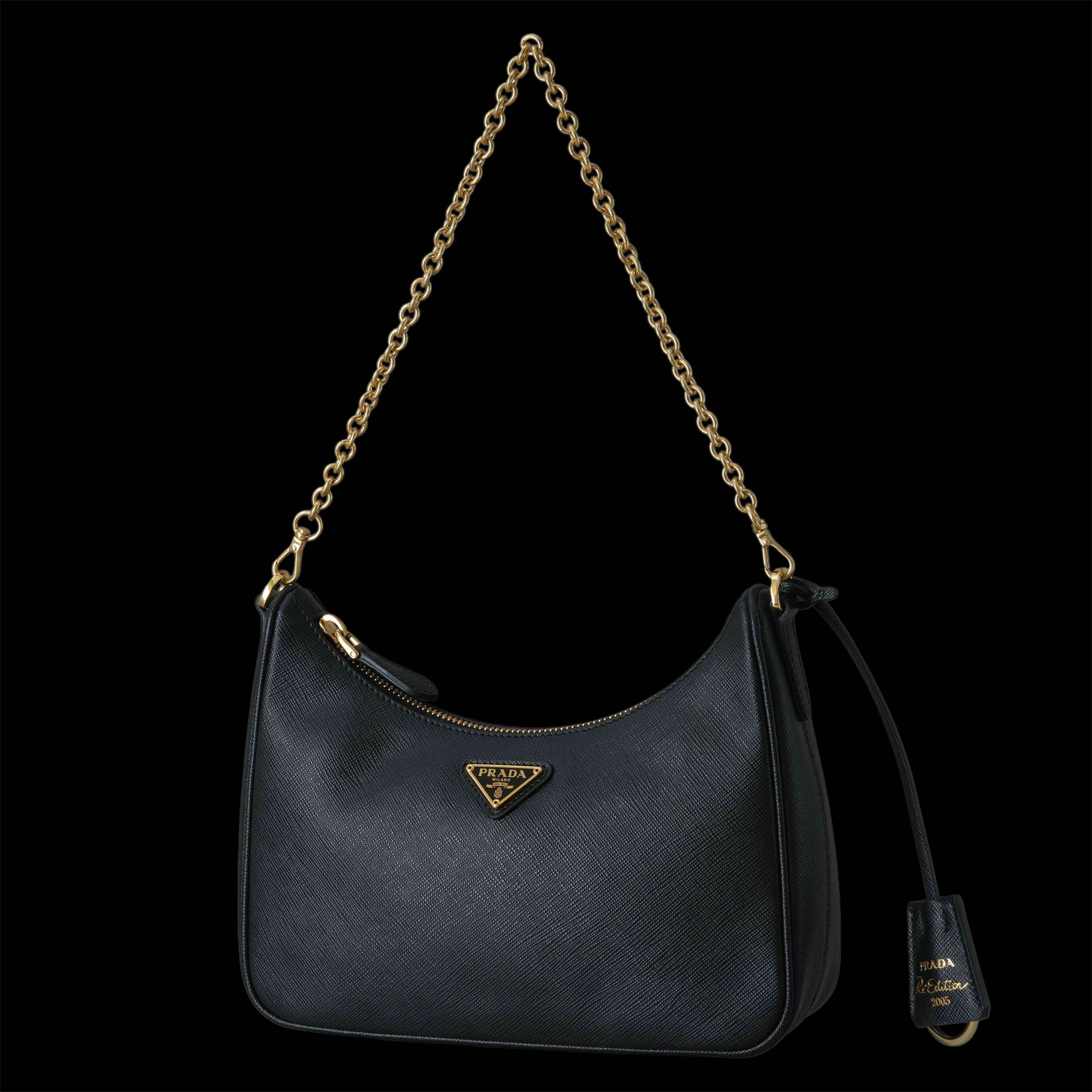 PRADA(USED)프라다 1BH204 사피아노 호보 숄더백