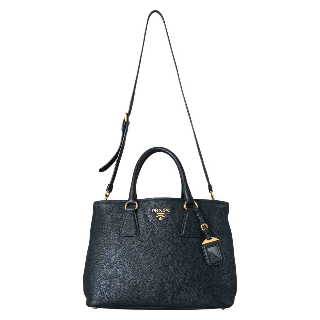 PRADA(USED)프라다 비텔로 토트겸 숄더백