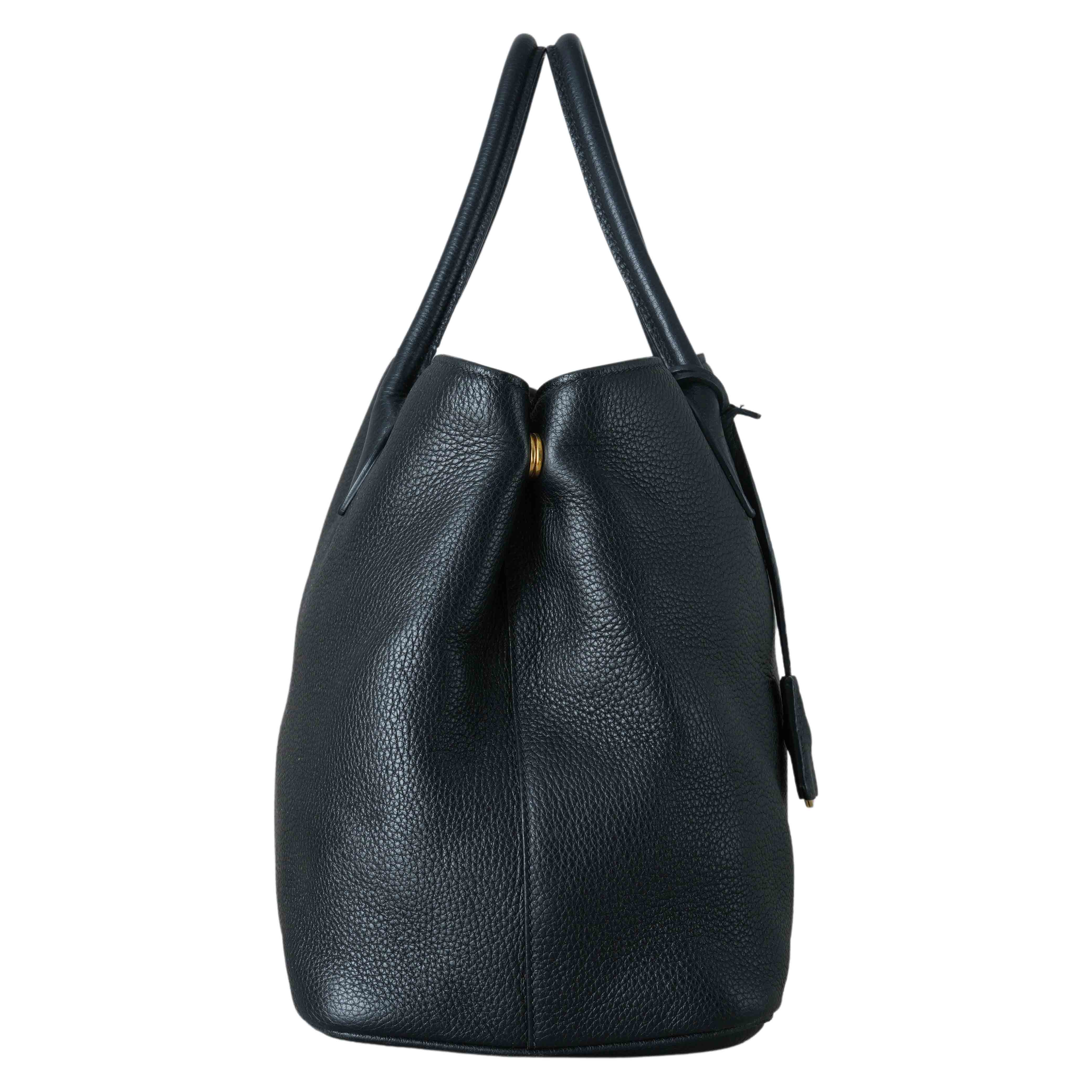 PRADA(USED)프라다 1BA579 비텔로 다이노 숄더백