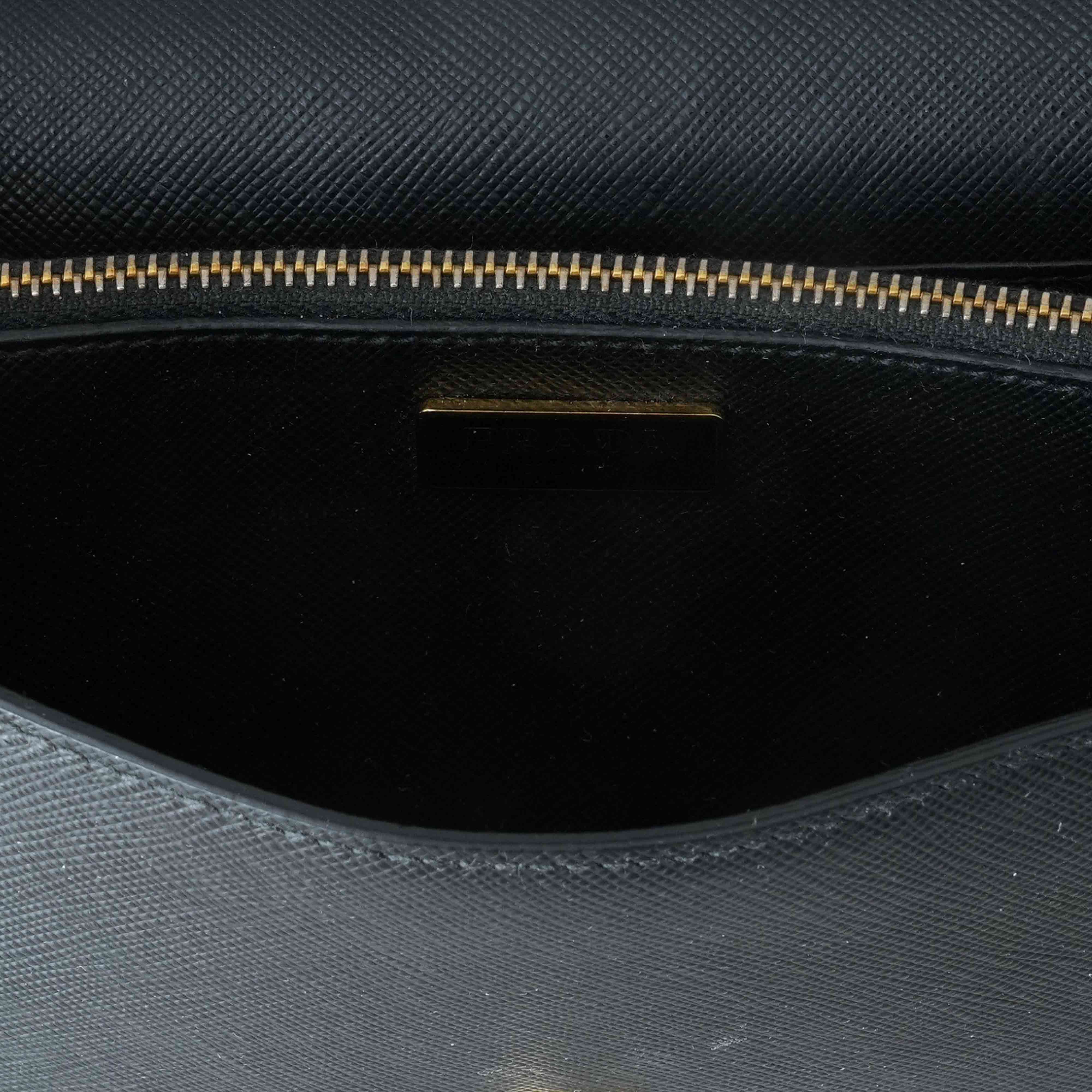 PRADA(USED)프라다 사피아노 리본 장식 크로스백