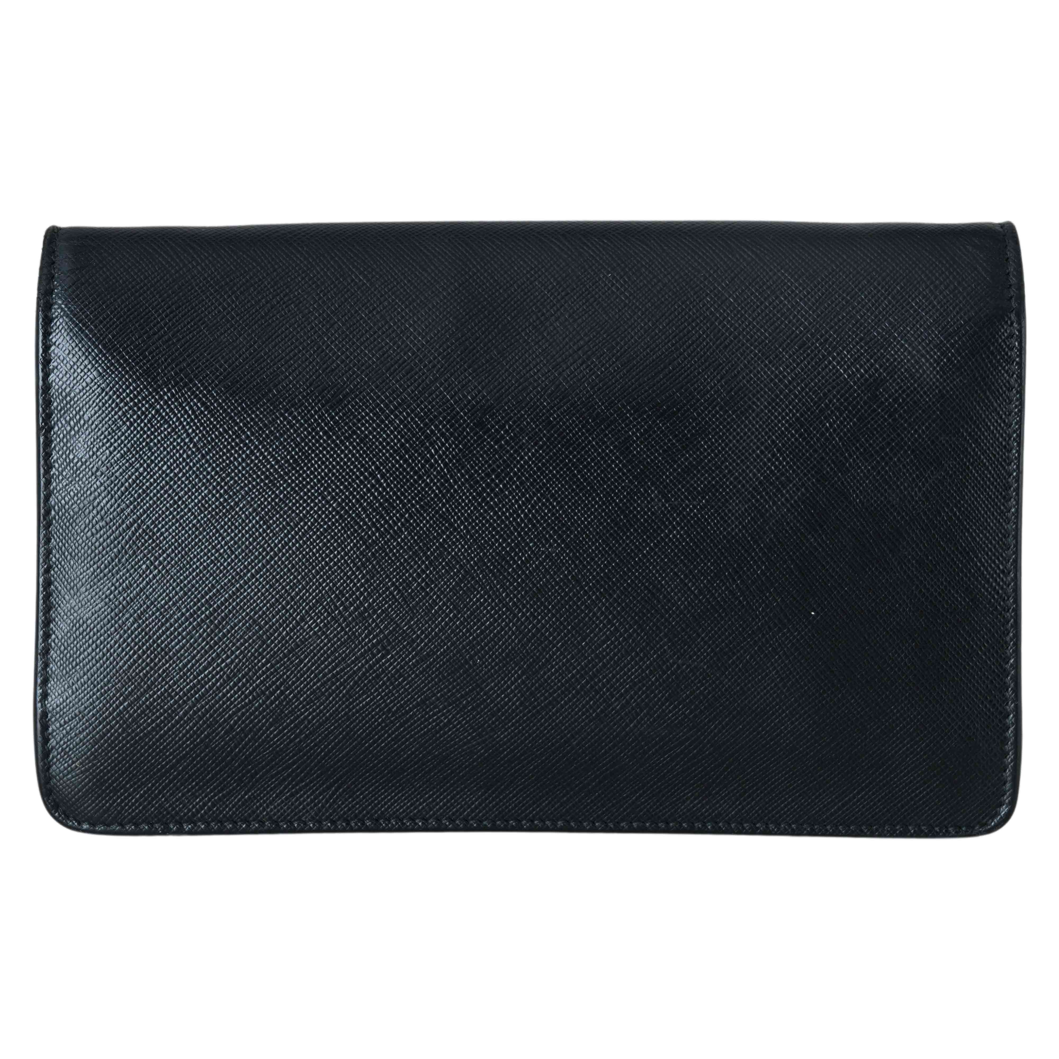 PRADA(USED)프라다 사피아노 리본 장식 크로스백