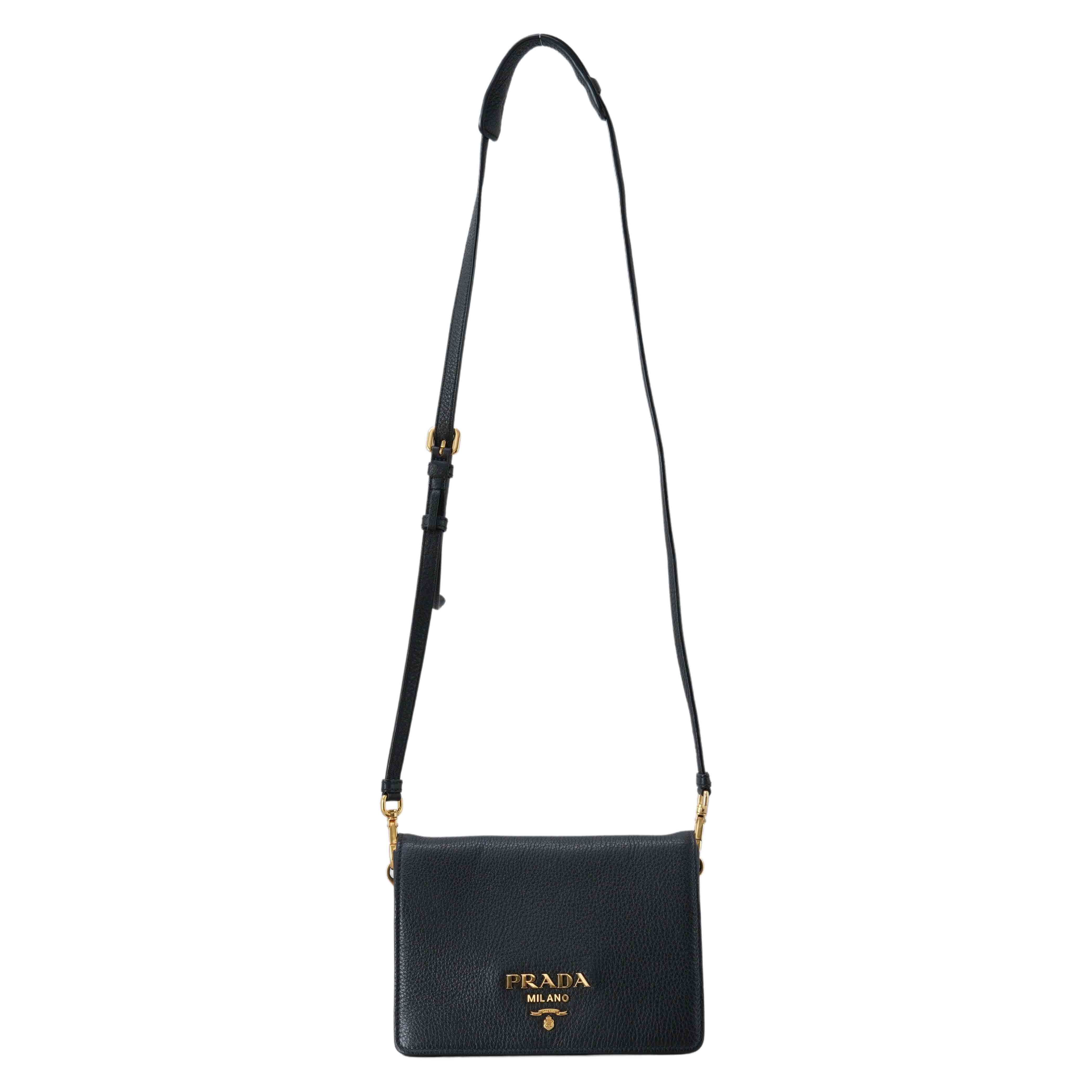 PRADA(USED)프라다 1BD102 비텔로 다이노 미니 숄더백