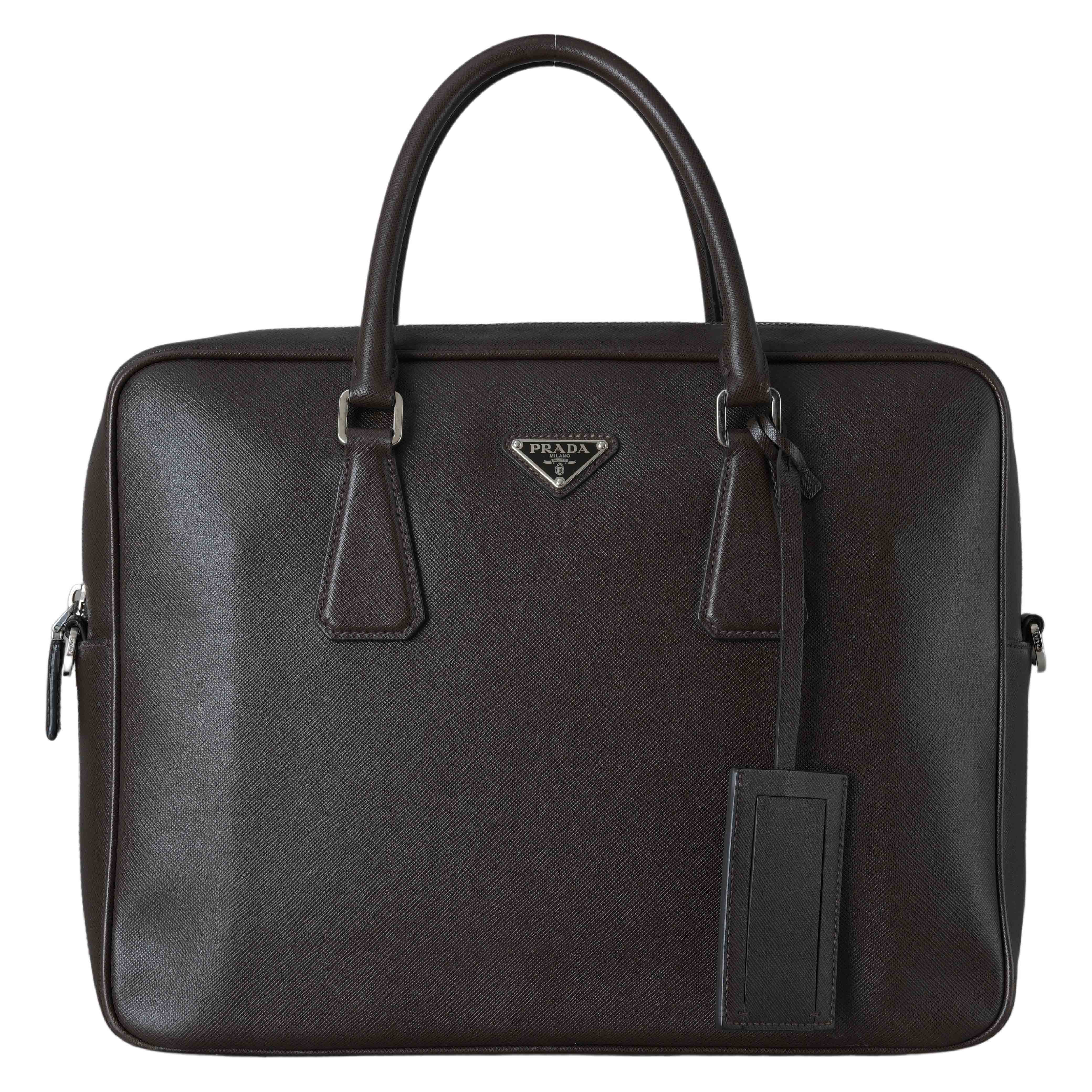 PRADA(USED)프라다 사피아노 브리프케이스