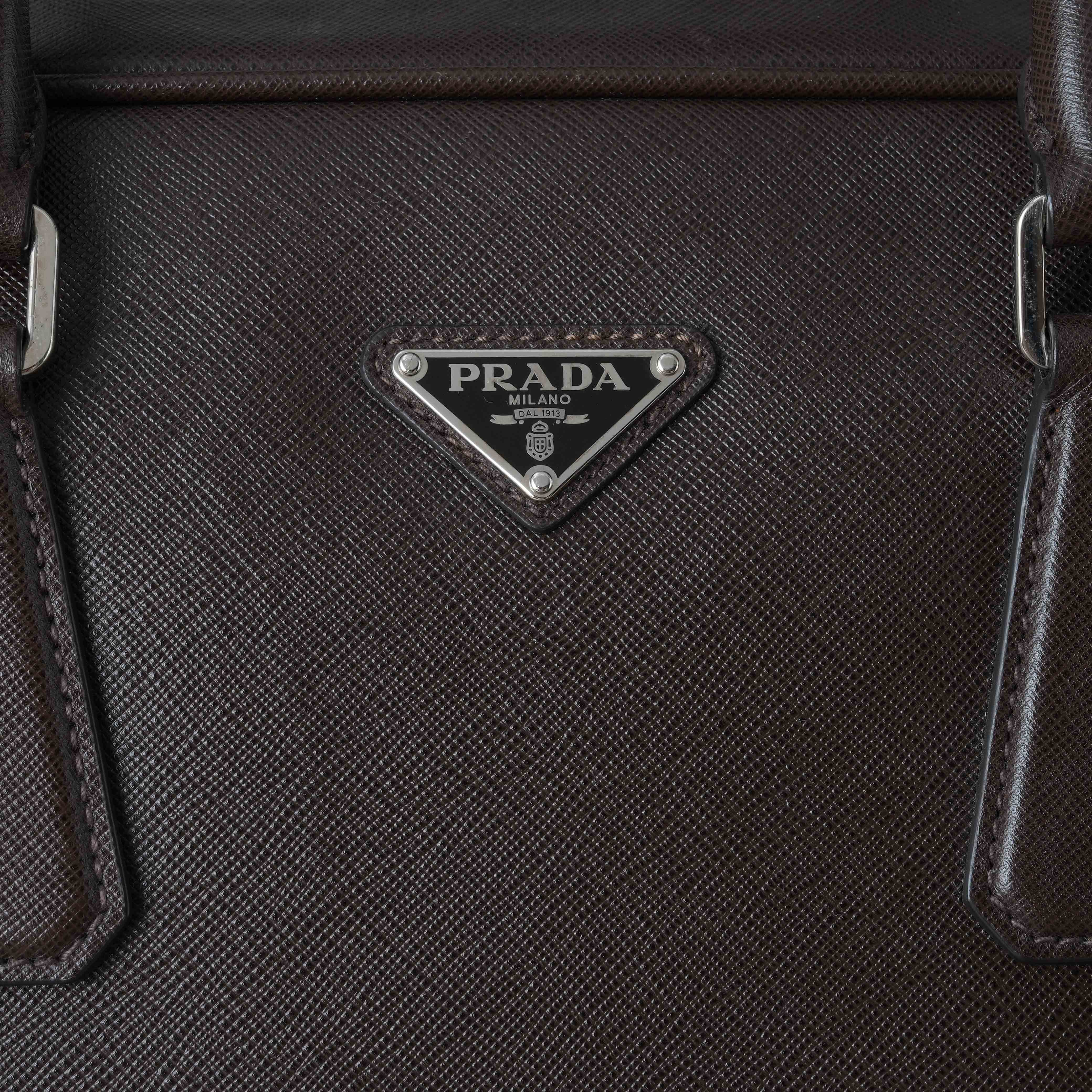 PRADA(USED)프라다 사피아노 브리프케이스