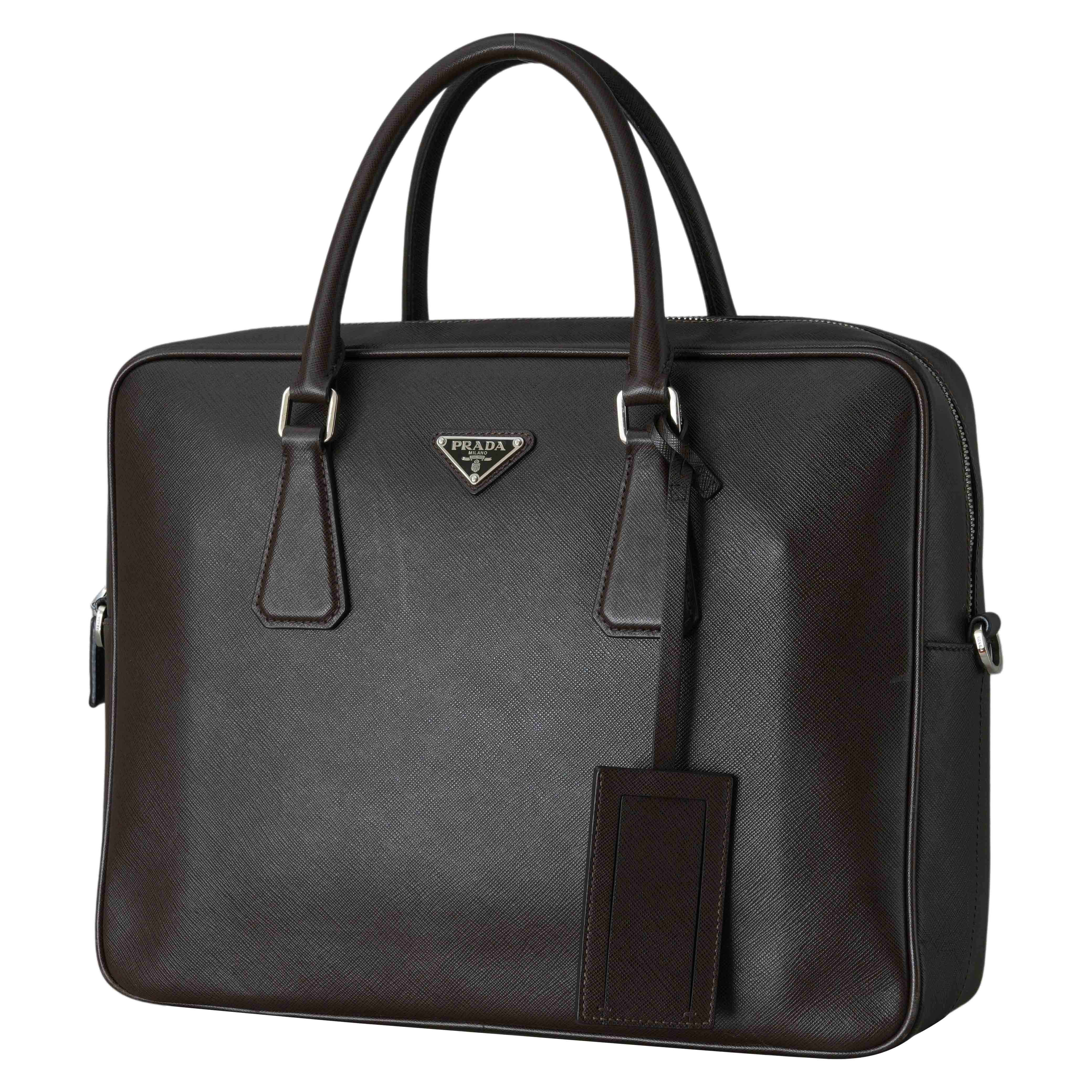 PRADA(USED)프라다 사피아노 브리프케이스