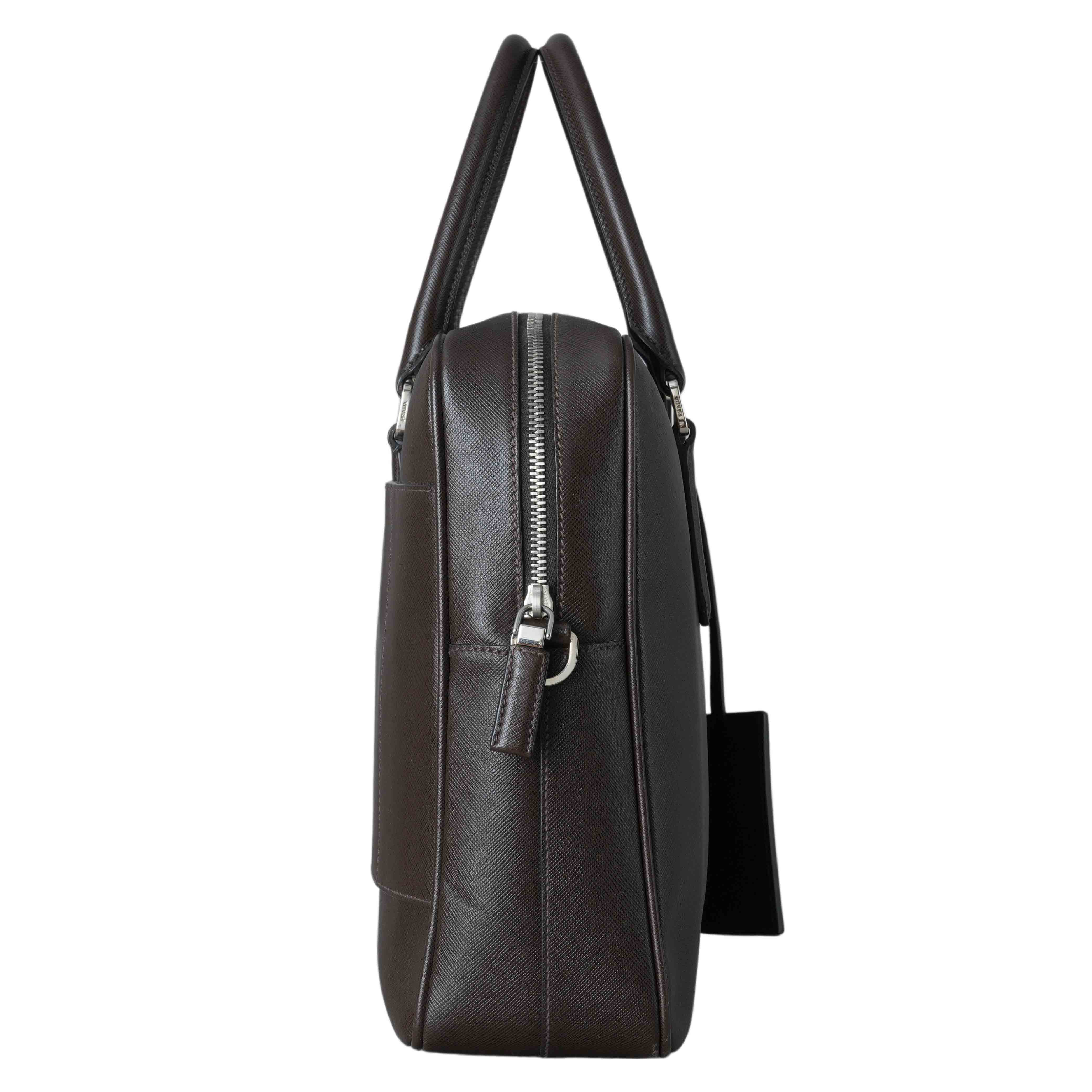 PRADA(USED)프라다 사피아노 브리프케이스