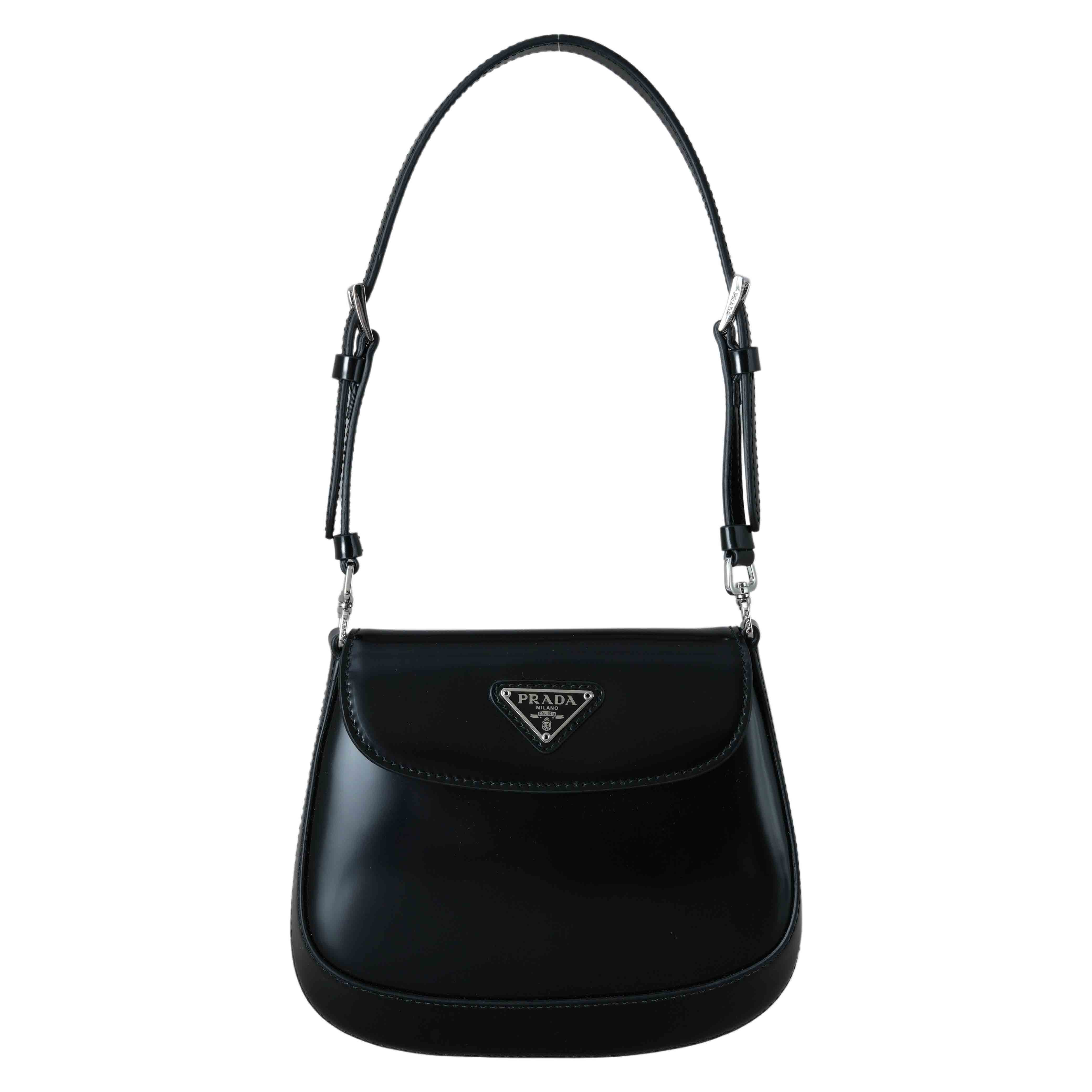 PRADA(USED)프라다 1BH188 클레오 브러시드 미니백