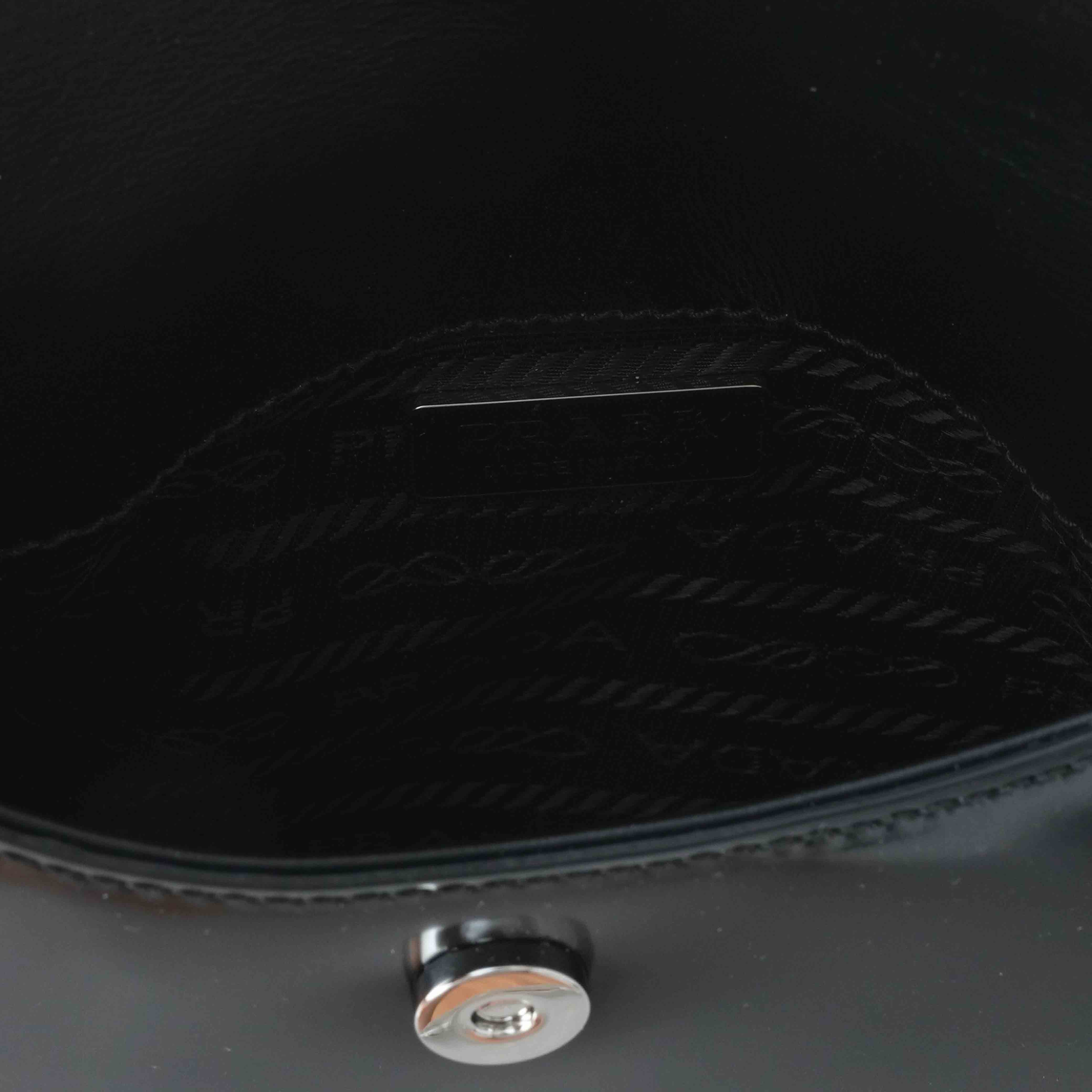 PRADA(USED)프라다 1BH188 클레오 브러시드 미니백