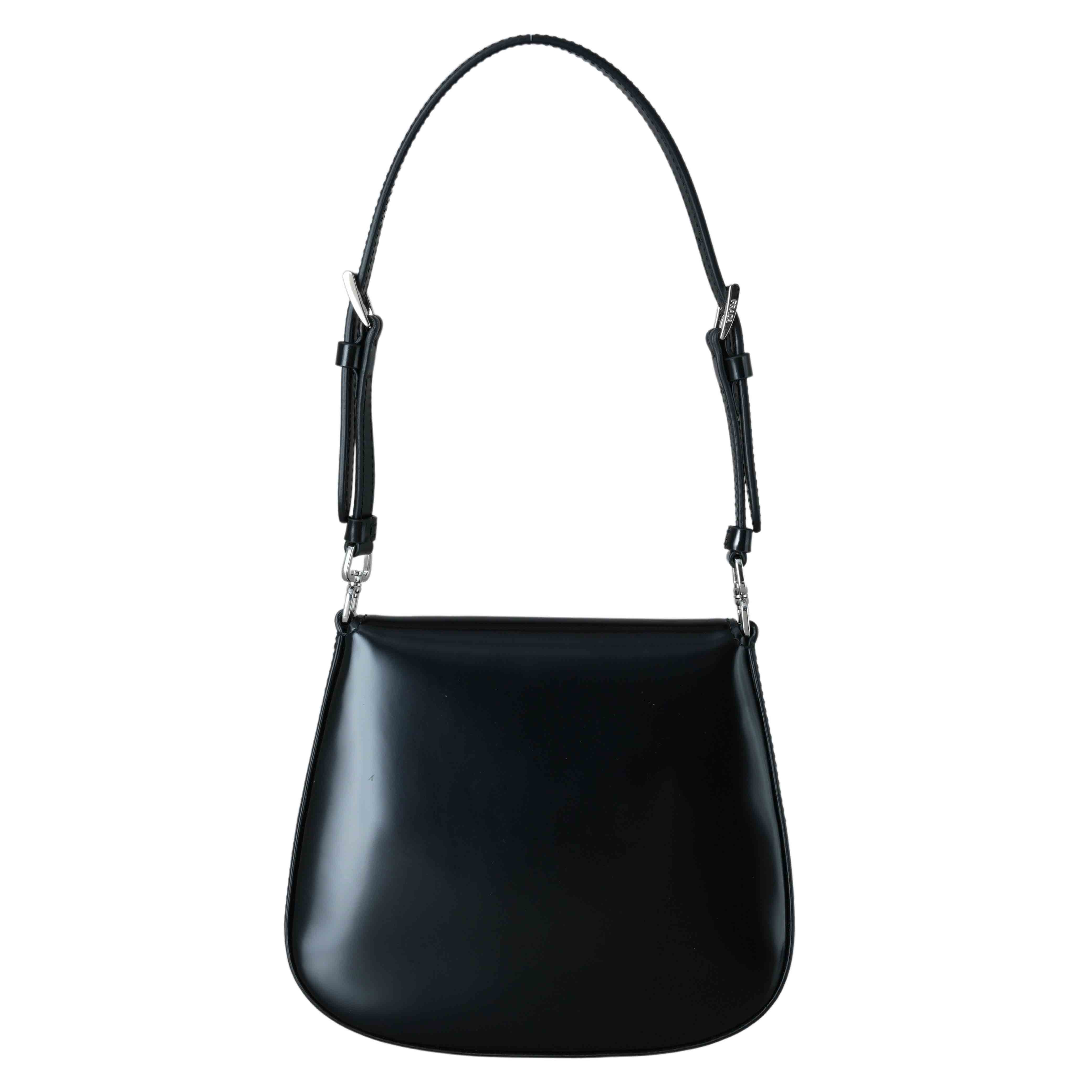 PRADA(USED)프라다 1BH188 클레오 브러시드 미니백