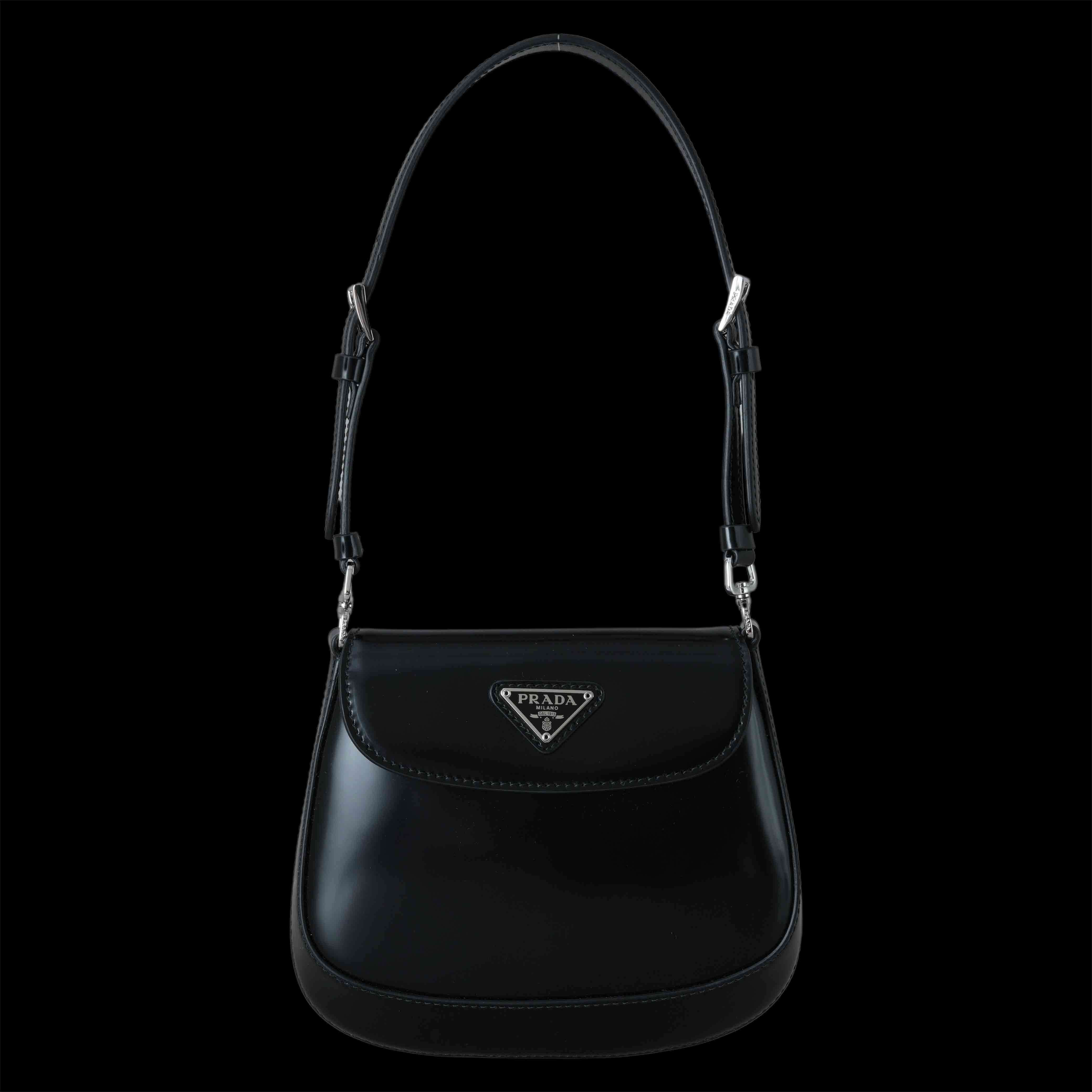 PRADA(USED)프라다 1BH188 클레오 브러시드 미니백