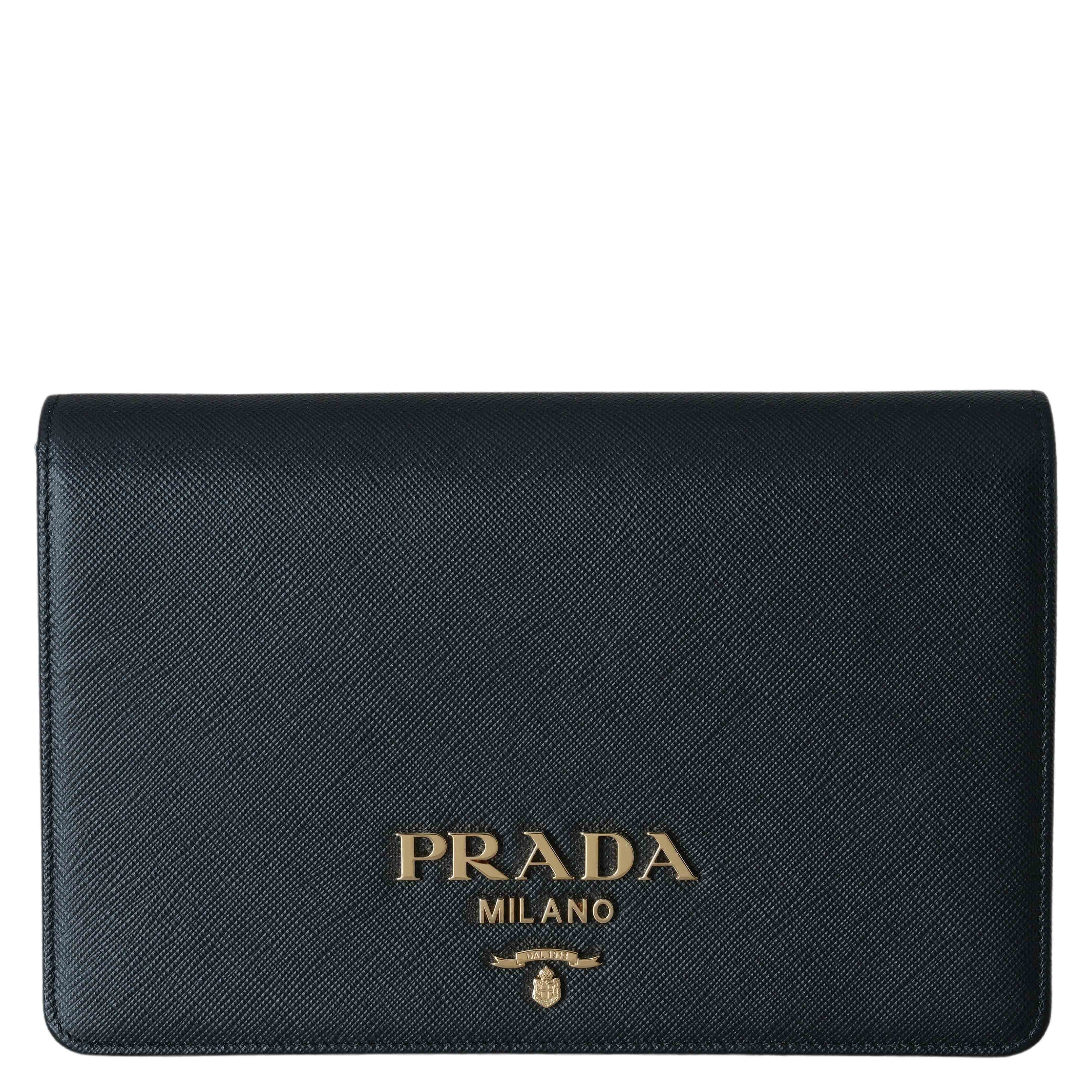 PRADA(USED)프라다 1BP018 사피아노 크로스백