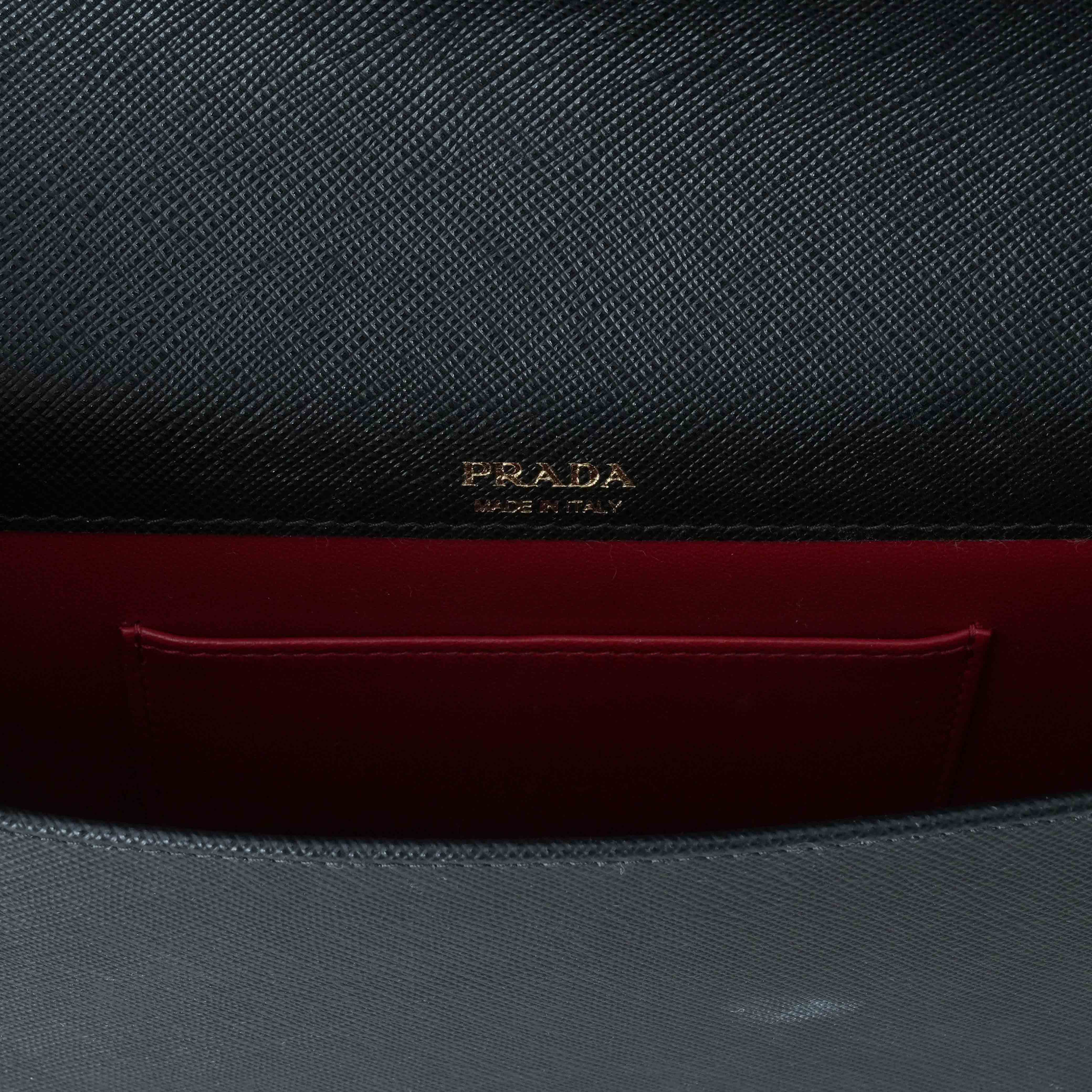 PRADA(USED)프라다 1BP018 사피아노 크로스백