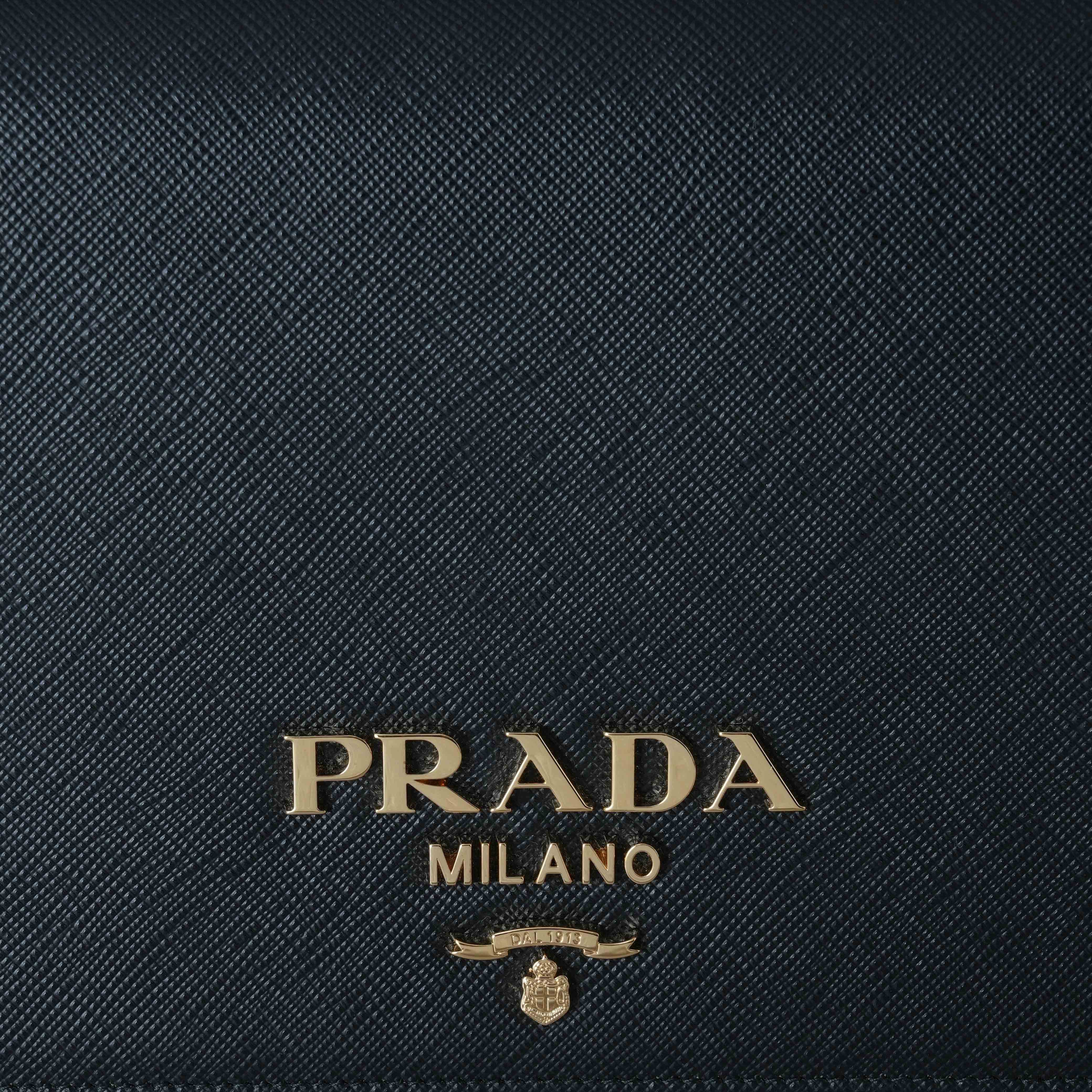 PRADA(USED)프라다 1BP018 사피아노 크로스백