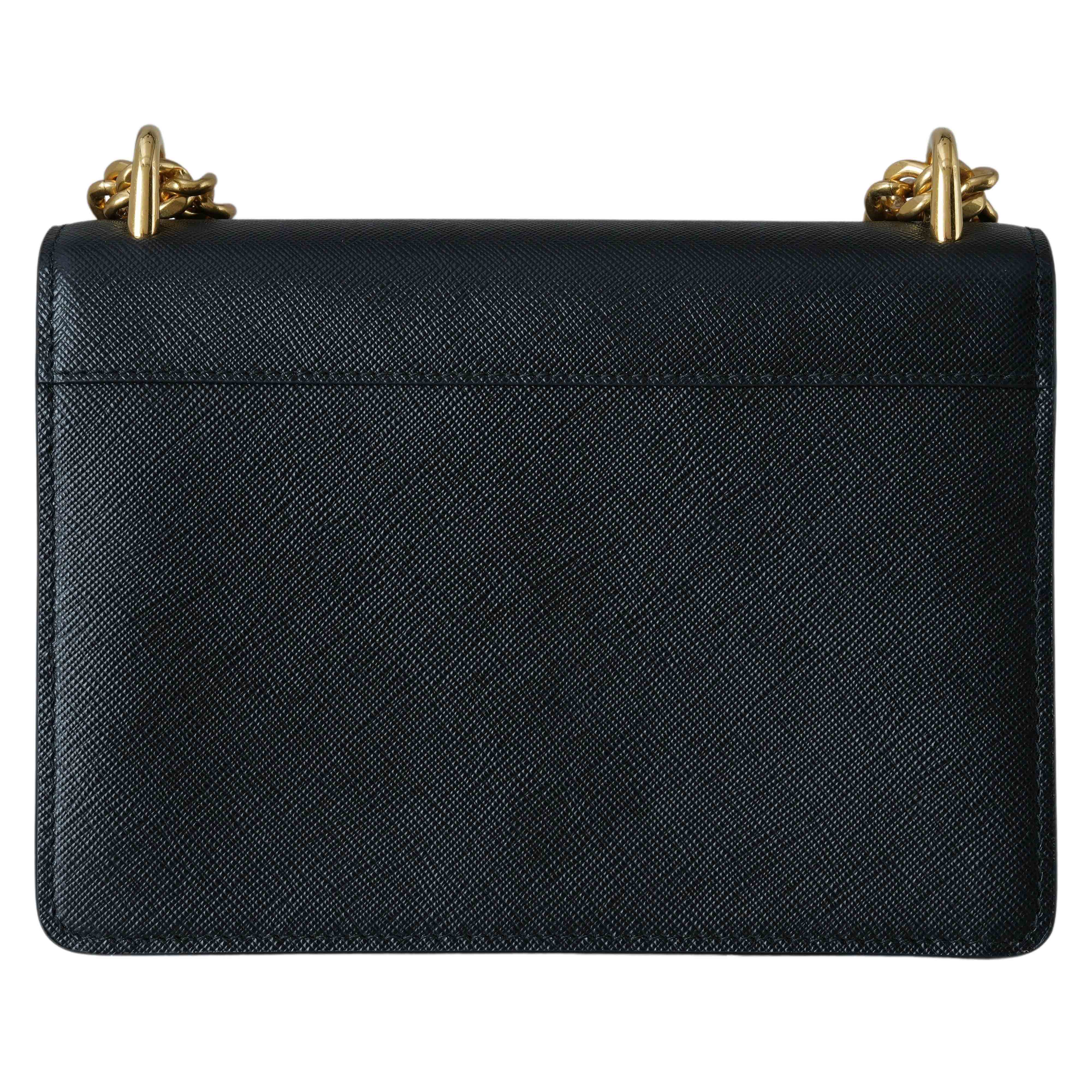 PRADA(USED)프라다 1BD133 사피아노 파티나 체인 숄더백