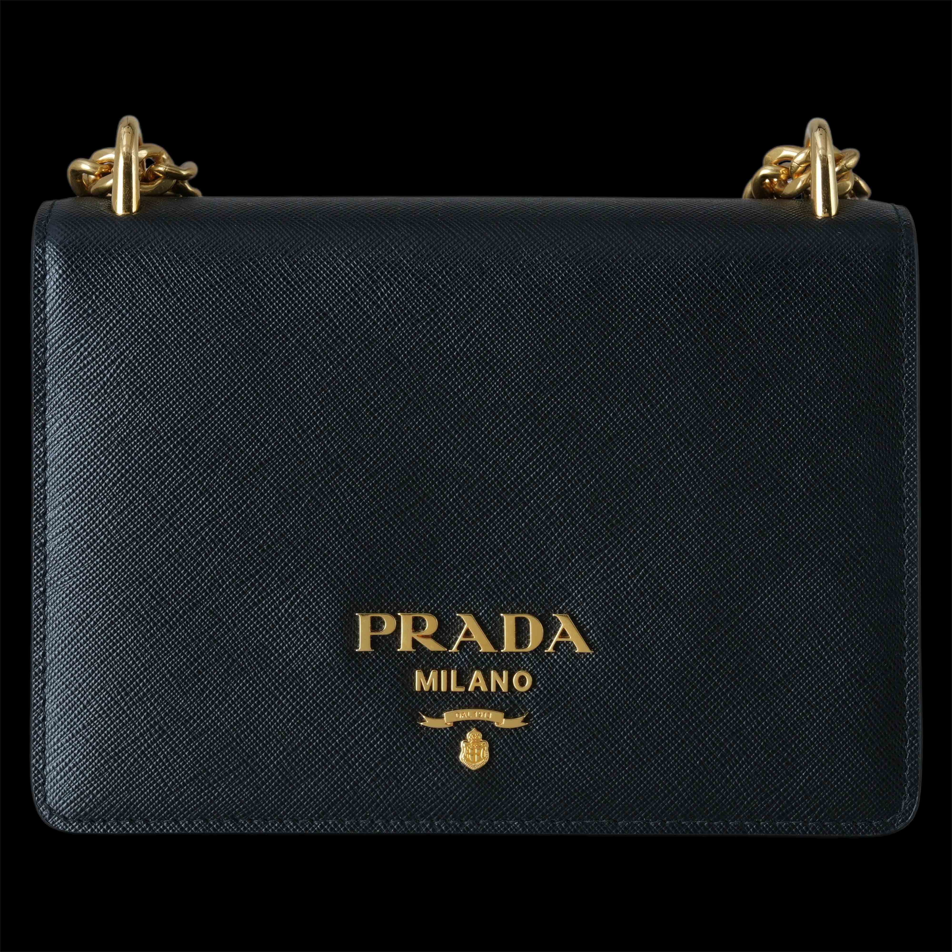 PRADA(USED)프라다 1BD133 사피아노 파티나 체인 숄더백