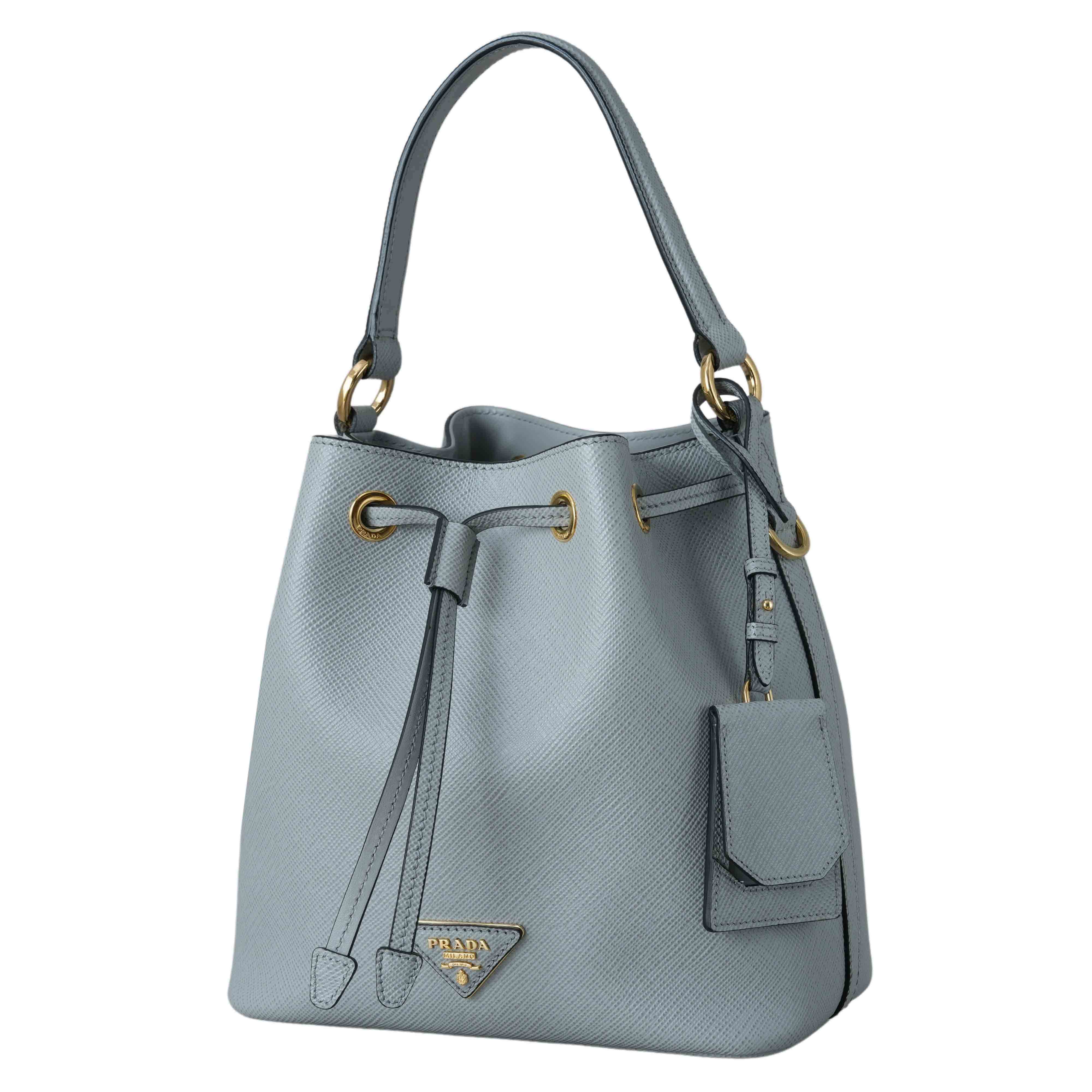 PRADA(USED)프라다 1BE032 사피아노 버킷백