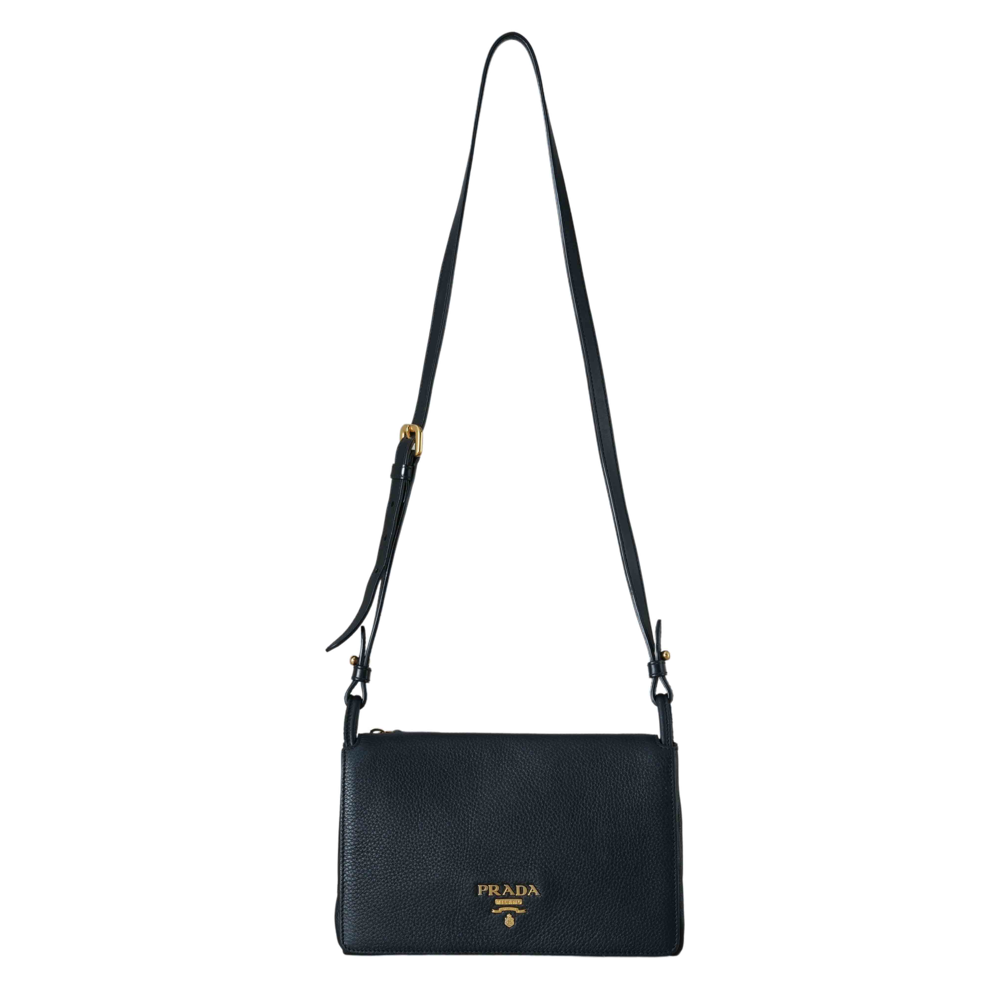 PRADA(USED)프라다 1BH031 비텔로 다이노 크로스백