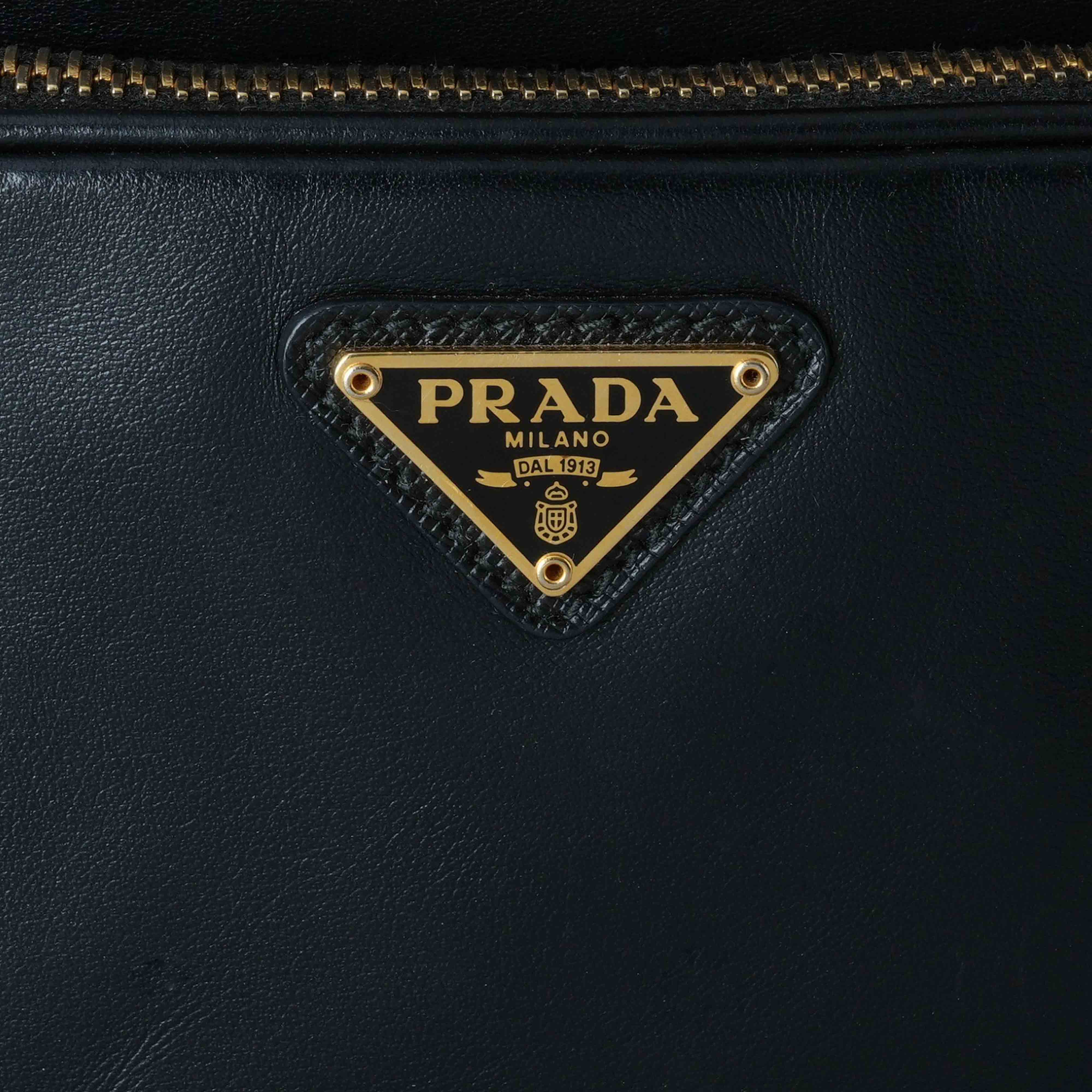 PRADA(USED)프라다 1BH038 레더 버킷백