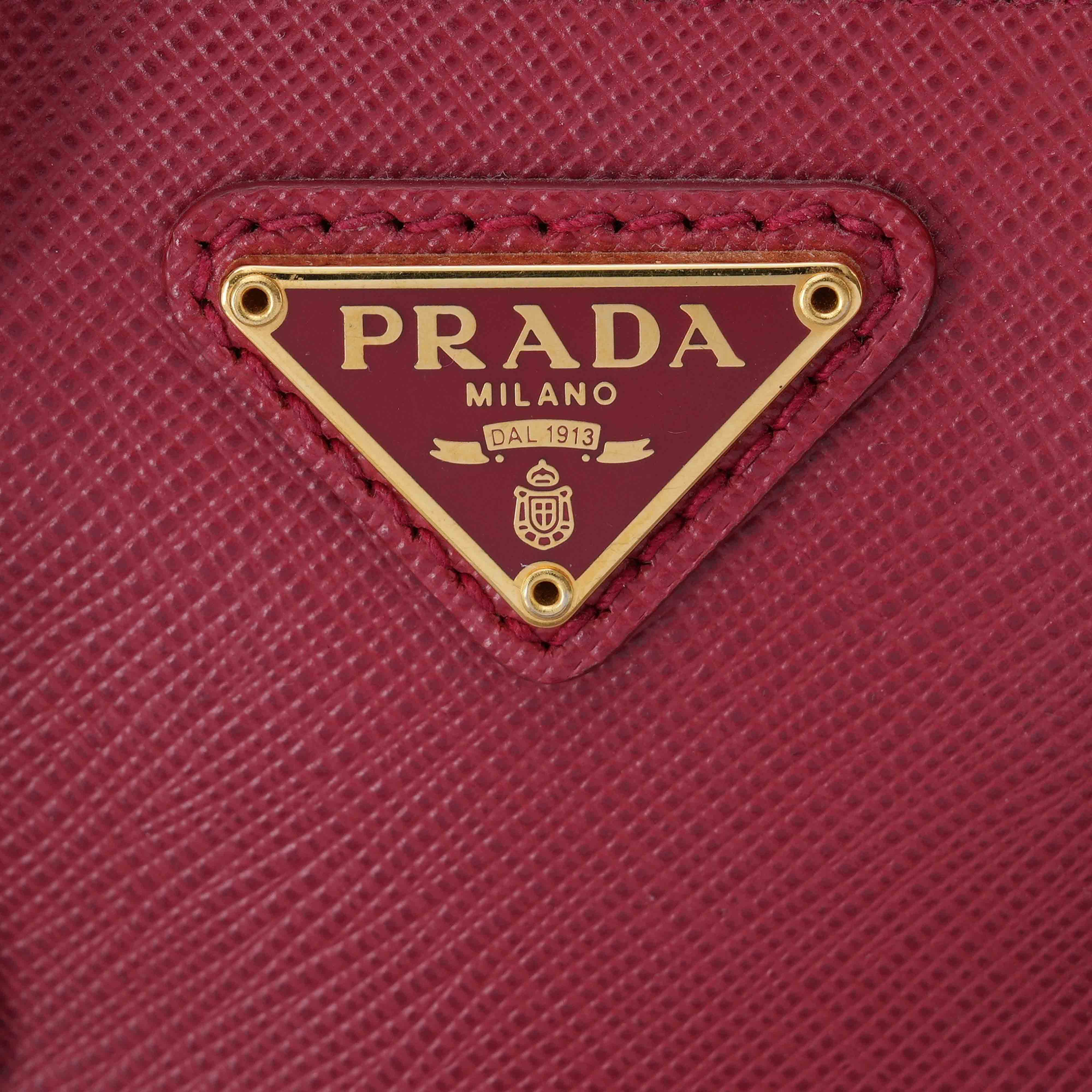 PRADA(USED)프라다 1BA196 사피아노 토트 겸 숄더백