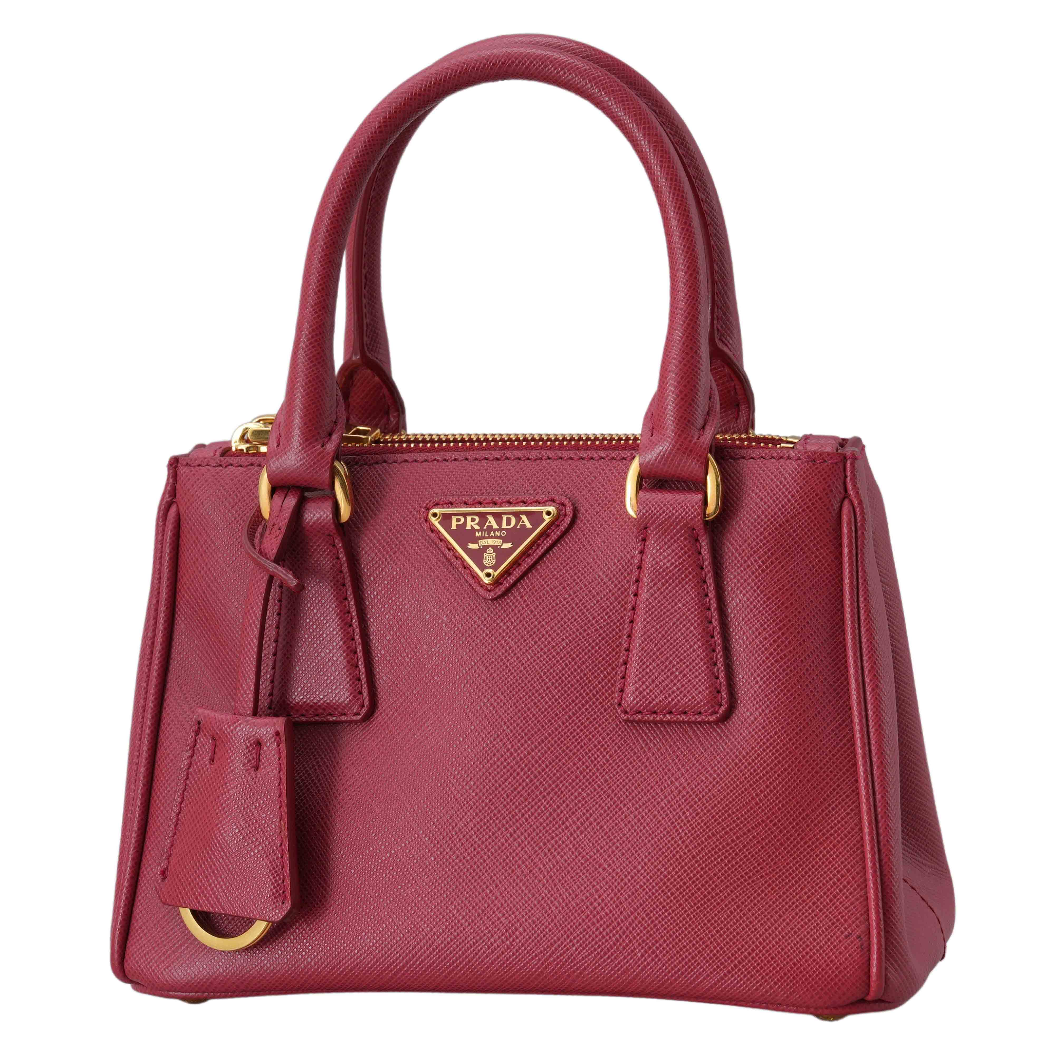 PRADA(USED)프라다 1BA196 사피아노 토트 겸 숄더백