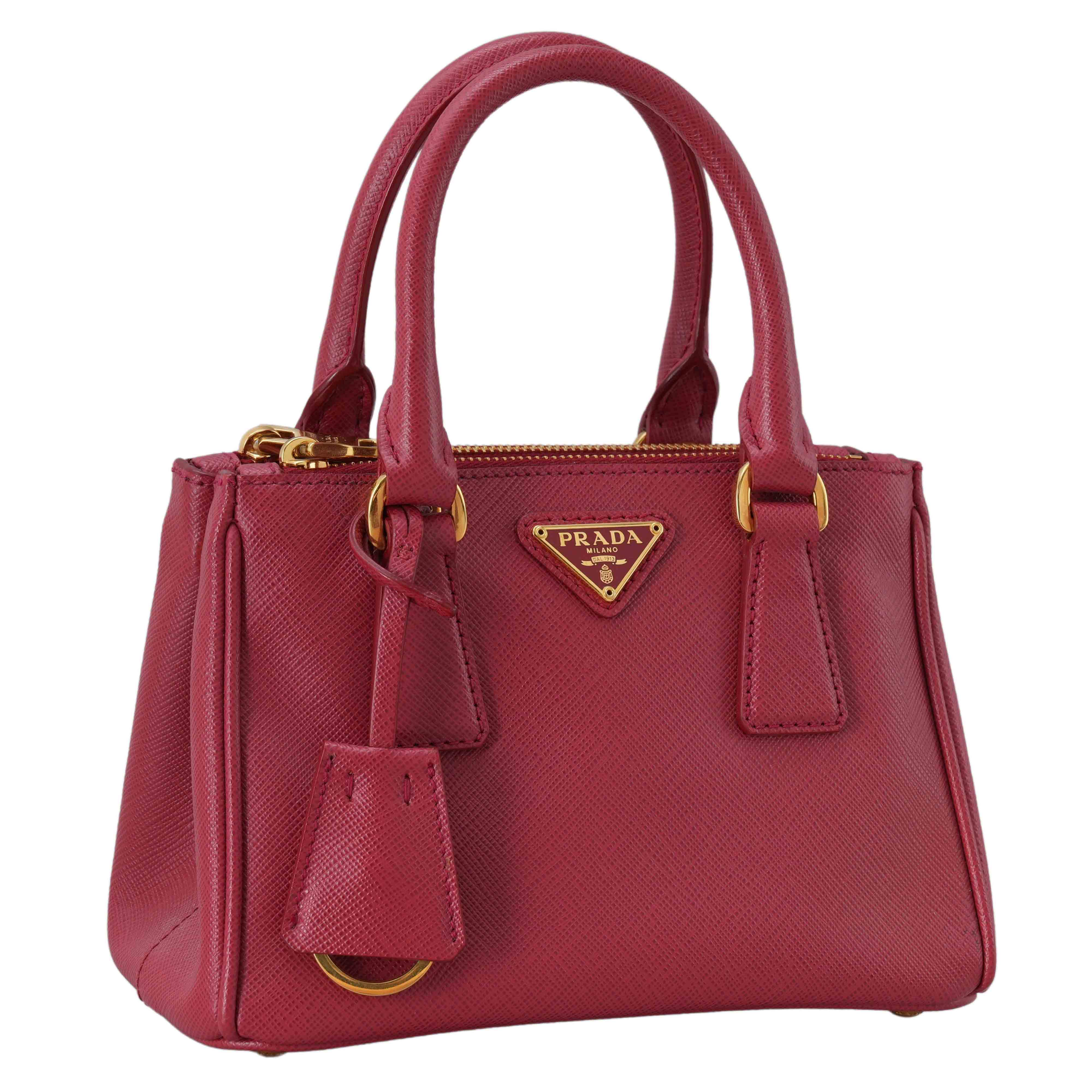 PRADA(USED)프라다 1BA196 사피아노 토트 겸 숄더백
