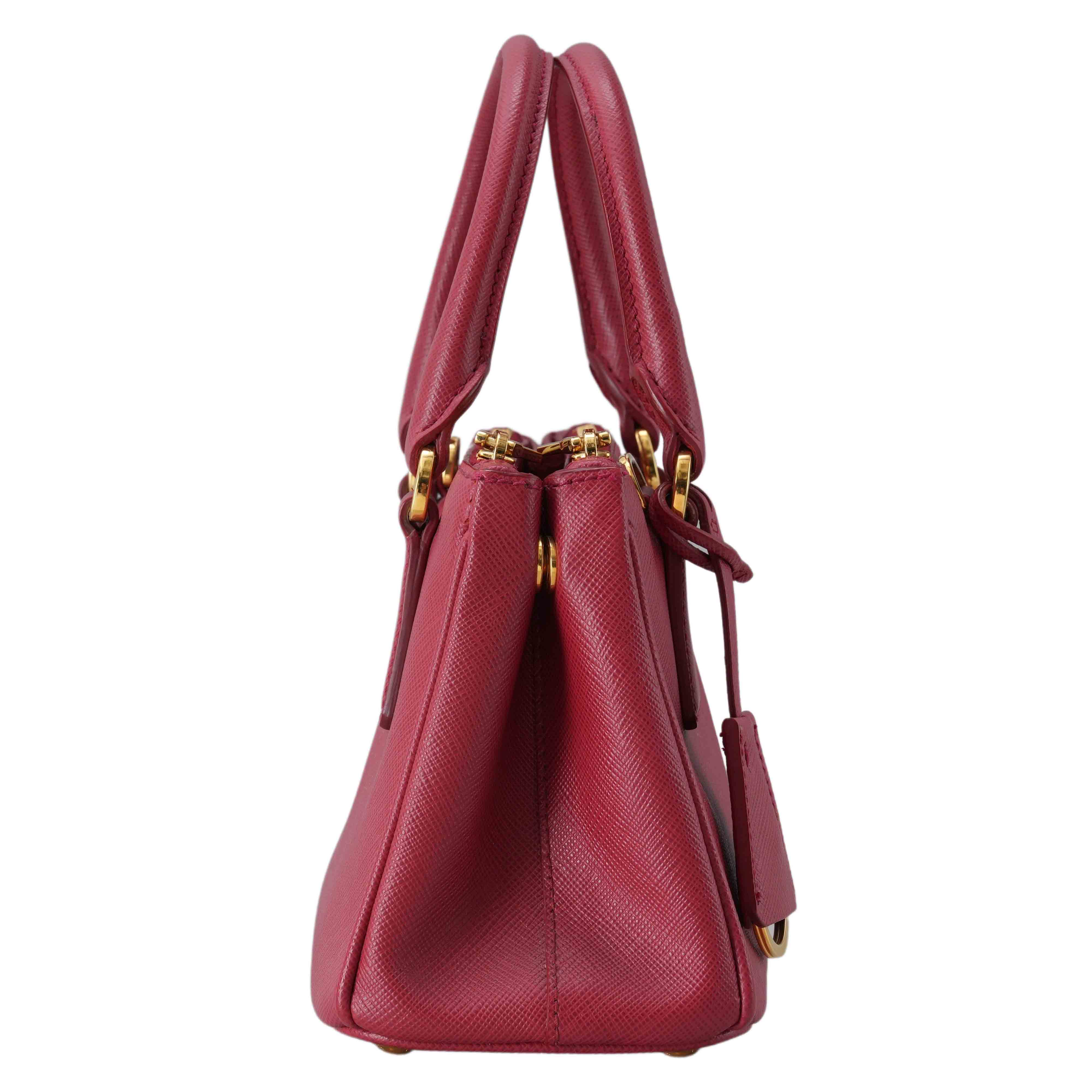 PRADA(USED)프라다 1BA196 사피아노 토트 겸 숄더백