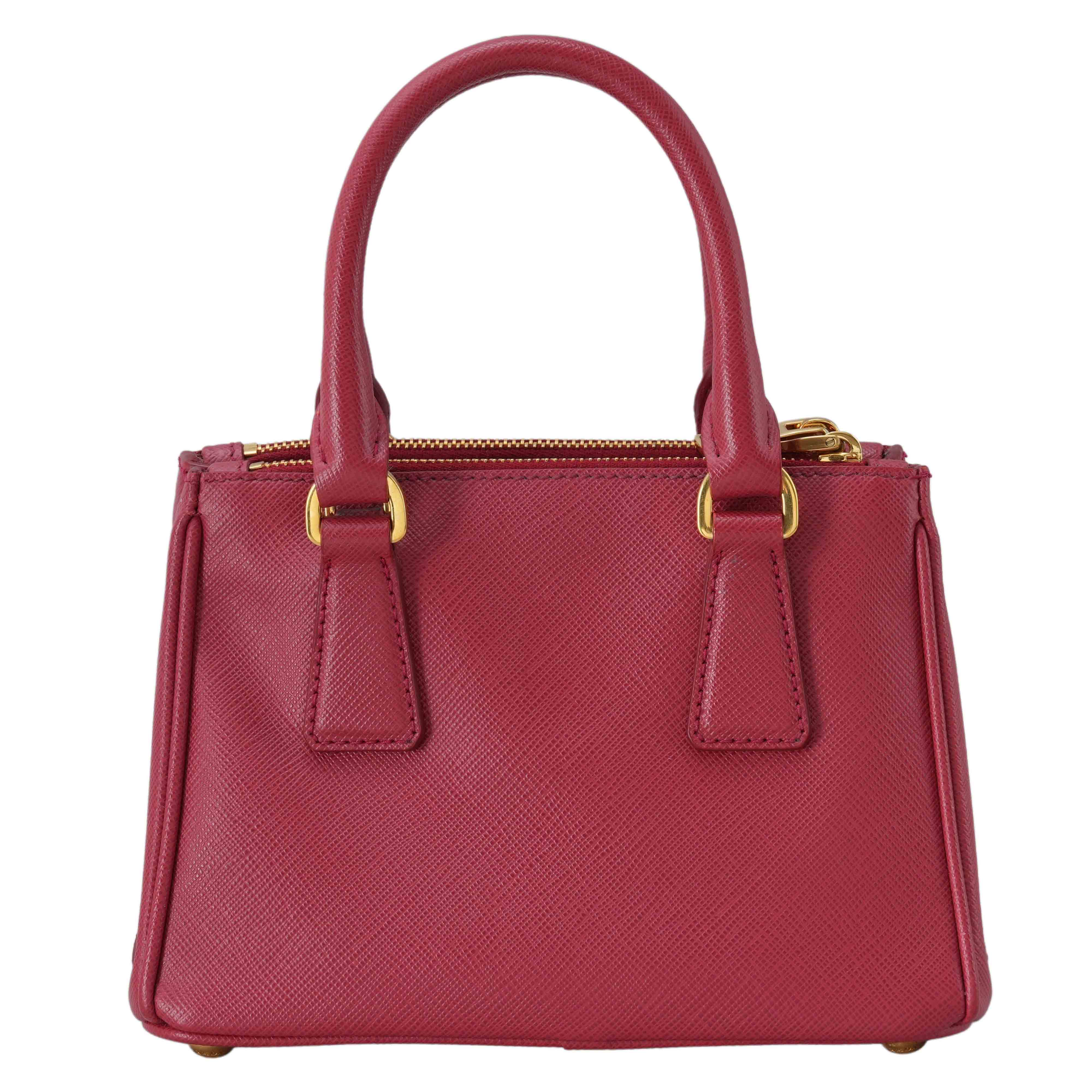 PRADA(USED)프라다 1BA196 사피아노 토트 겸 숄더백