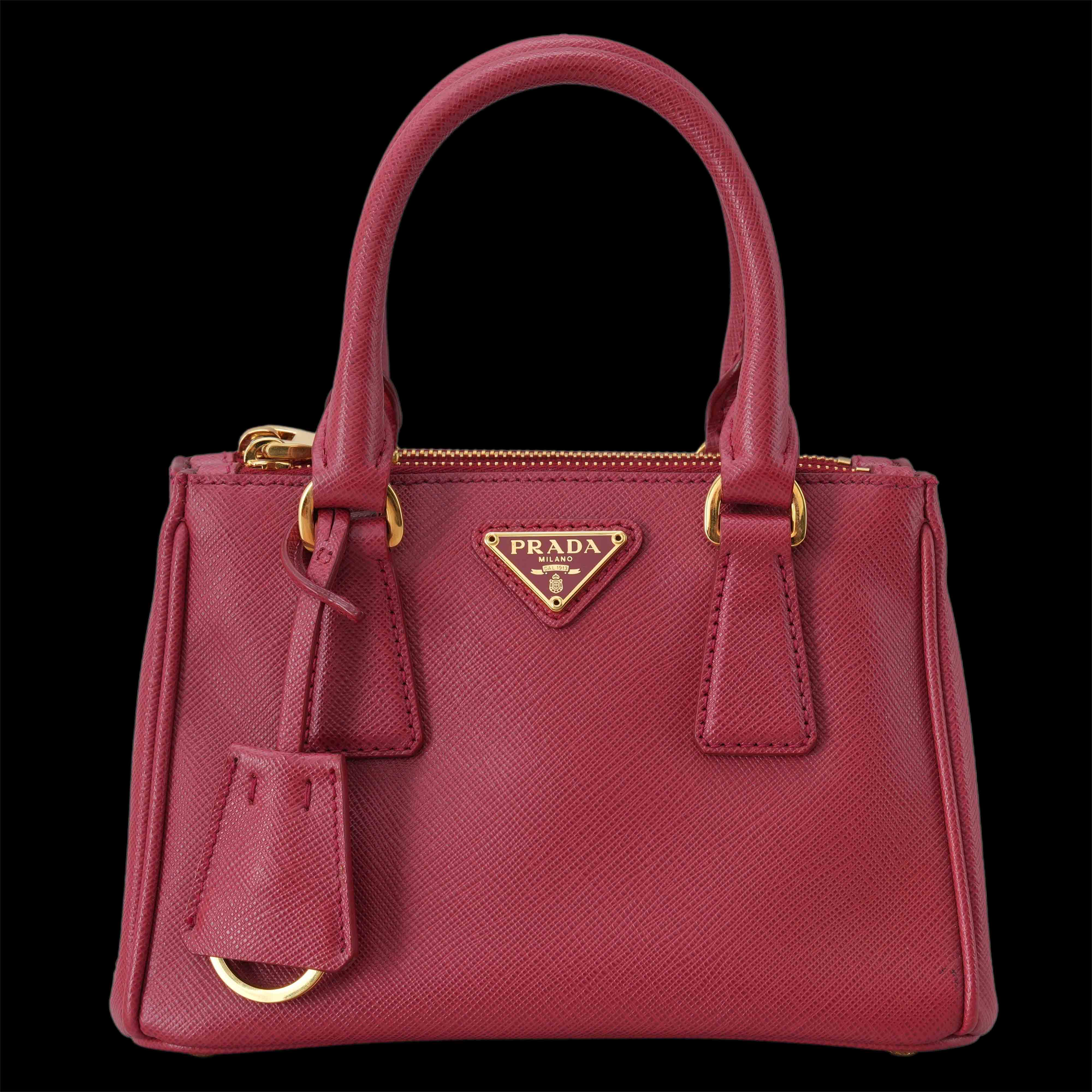 PRADA(USED)프라다 1BA196 사피아노 토트 겸 숄더백