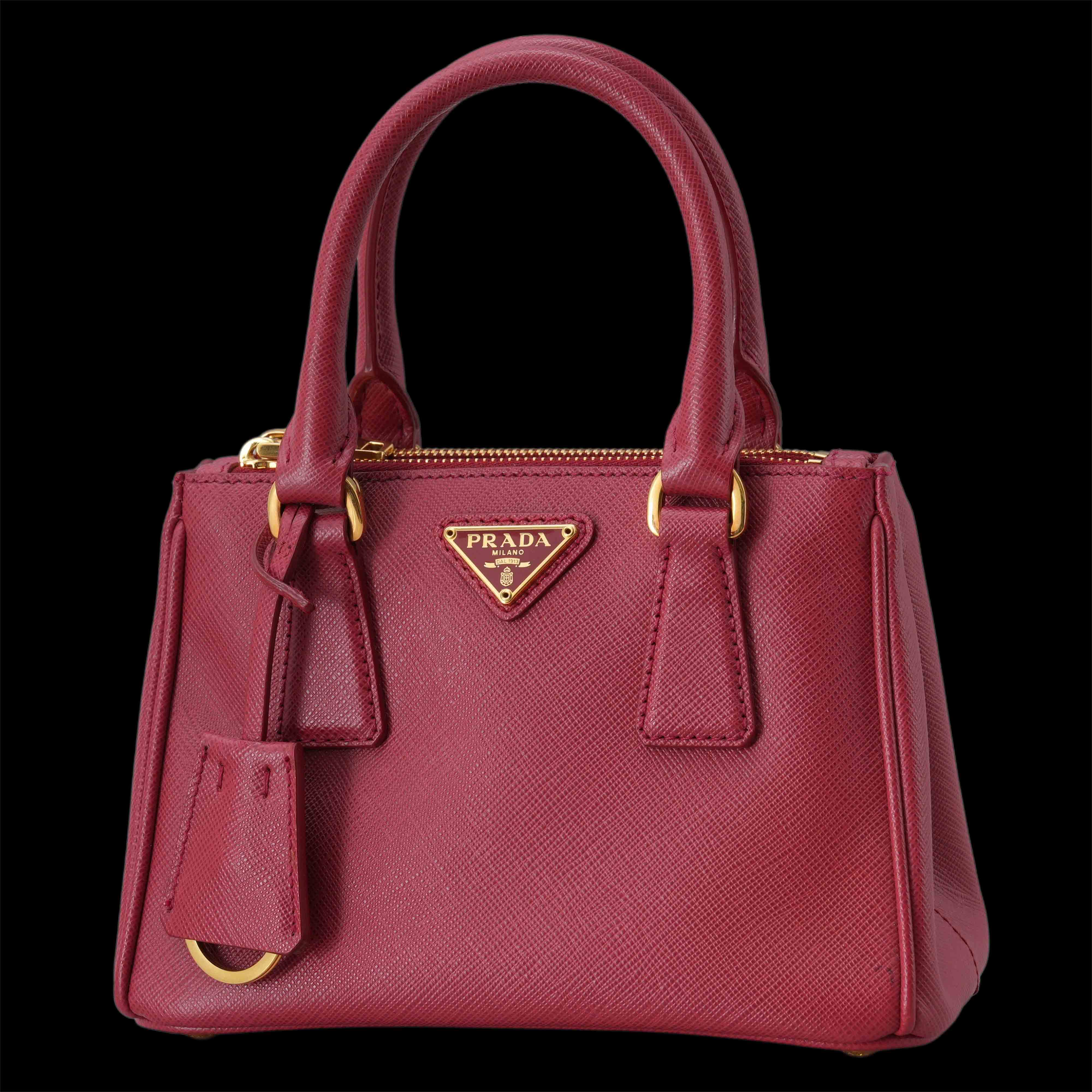 PRADA(USED)프라다 1BA196 사피아노 토트 겸 숄더백