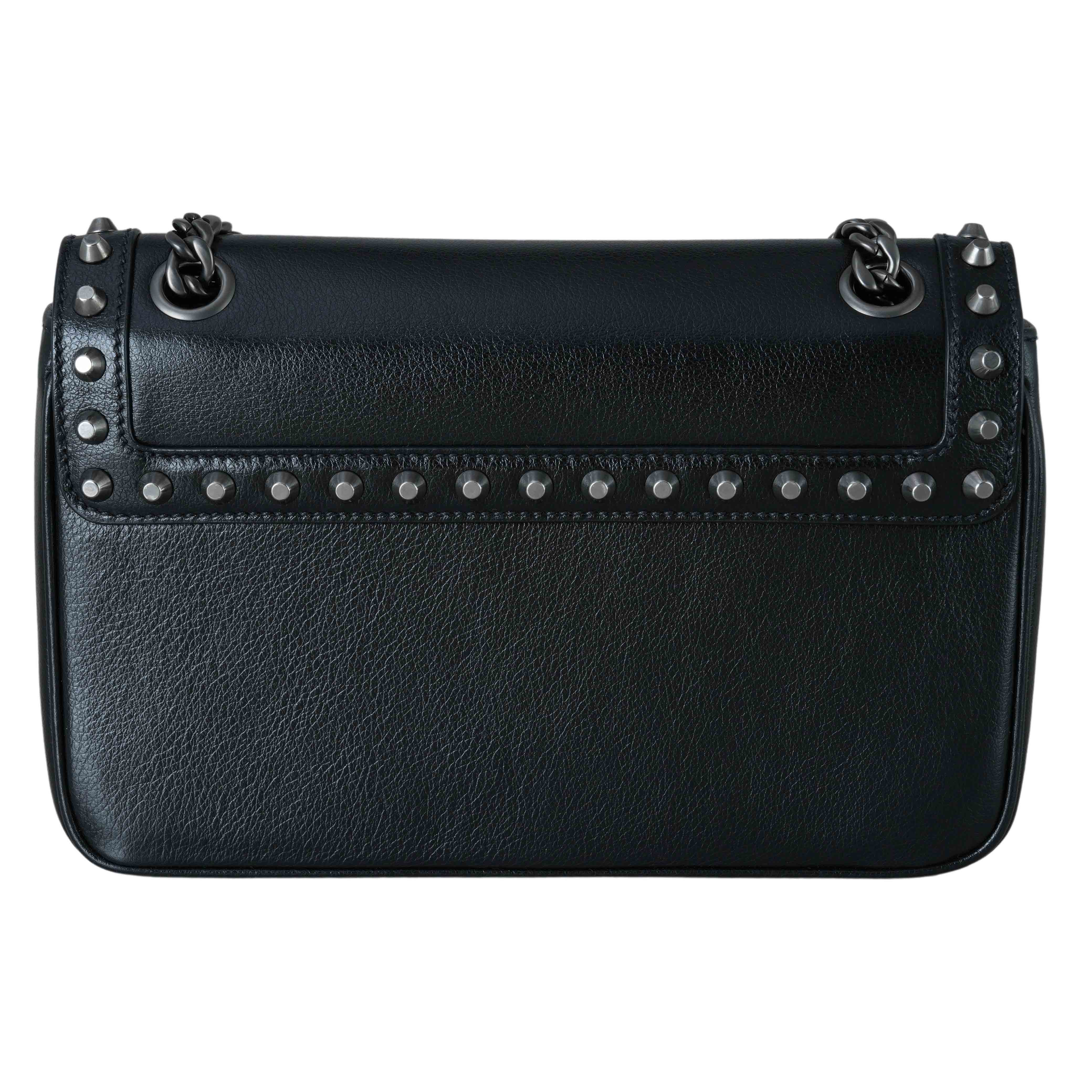 PRADA(USED)프라다 1BD147 스터드 플랩 숄더백