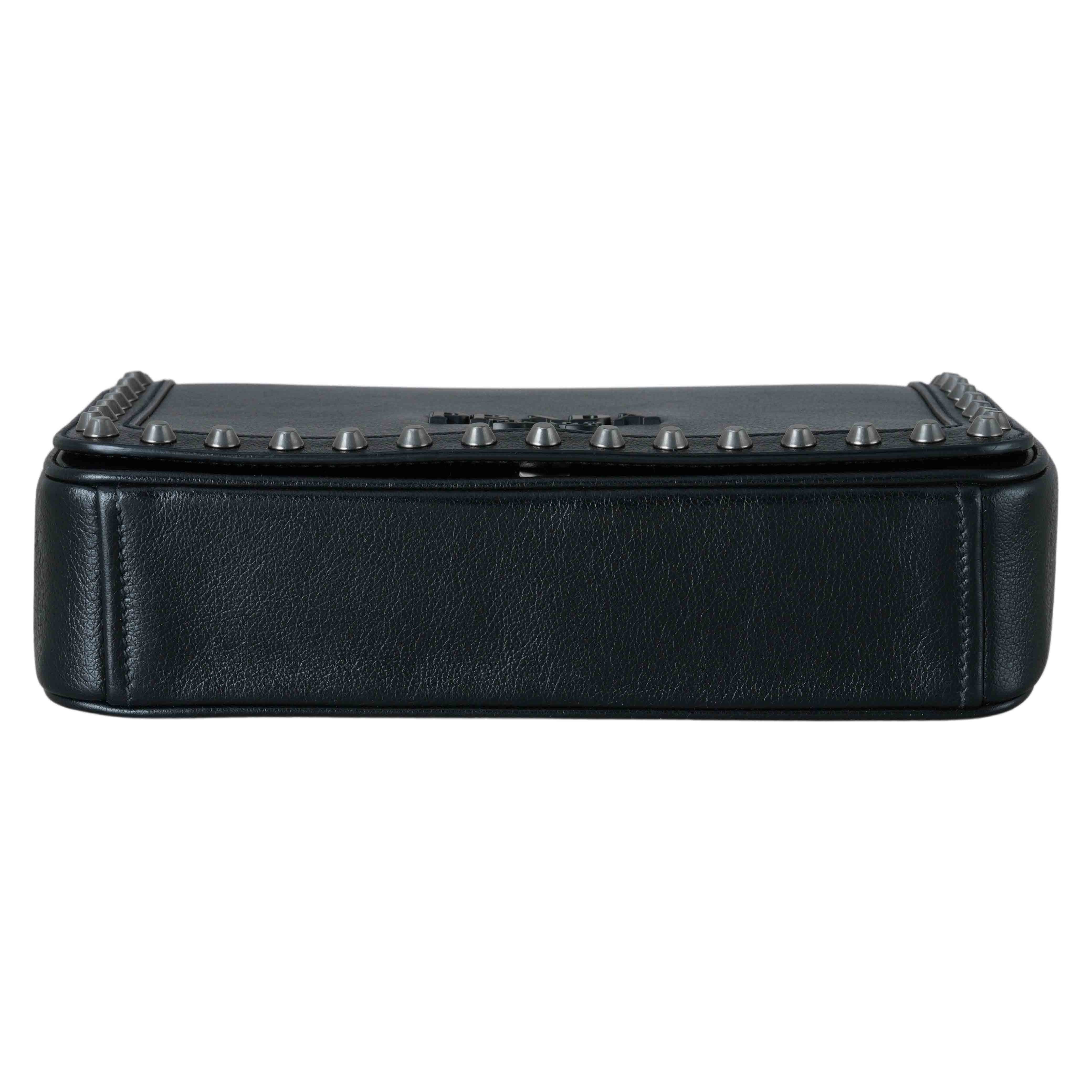 PRADA(USED)프라다 1BD147 스터드 플랩 숄더백