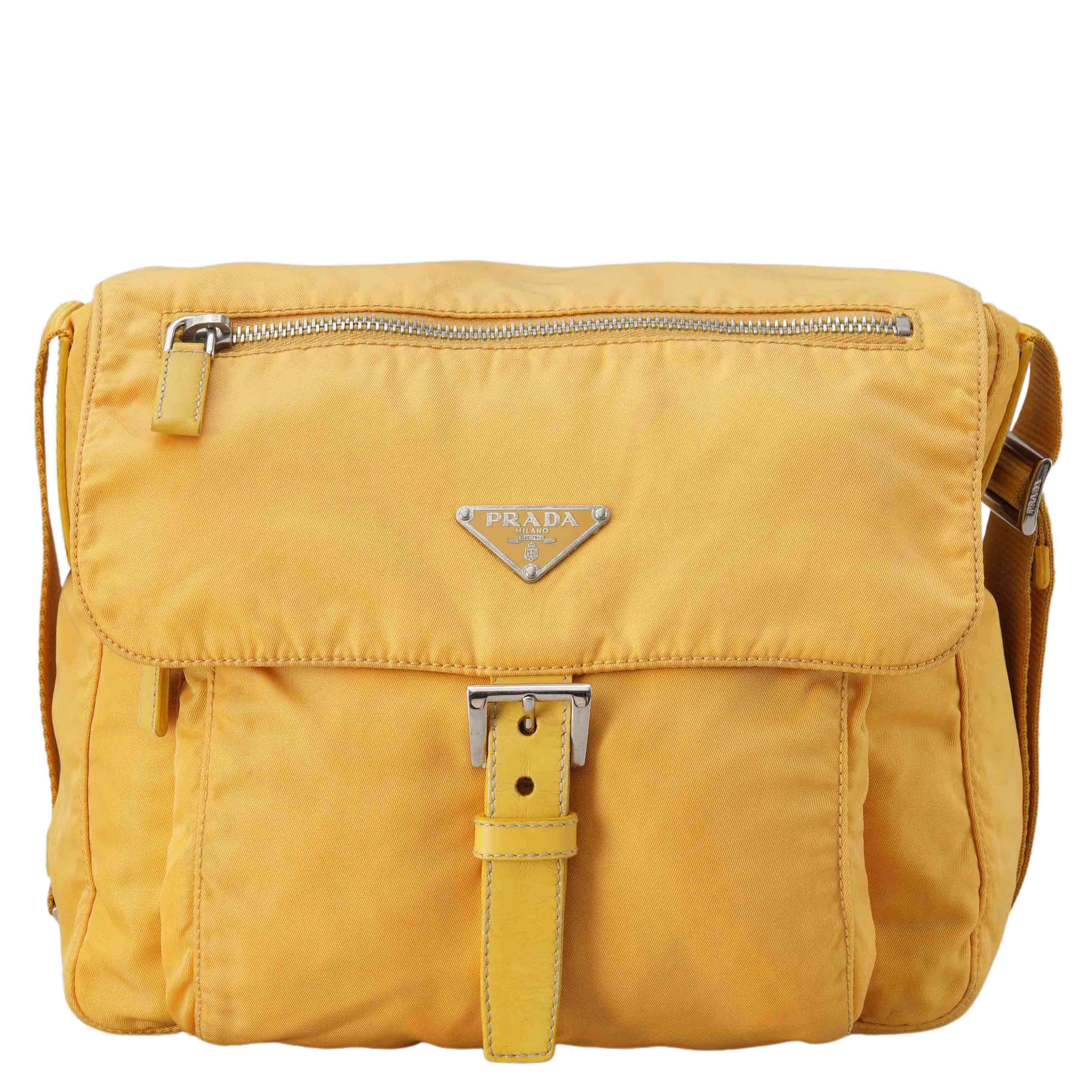 PRADA(USED)프라다 패브릭 숄더백