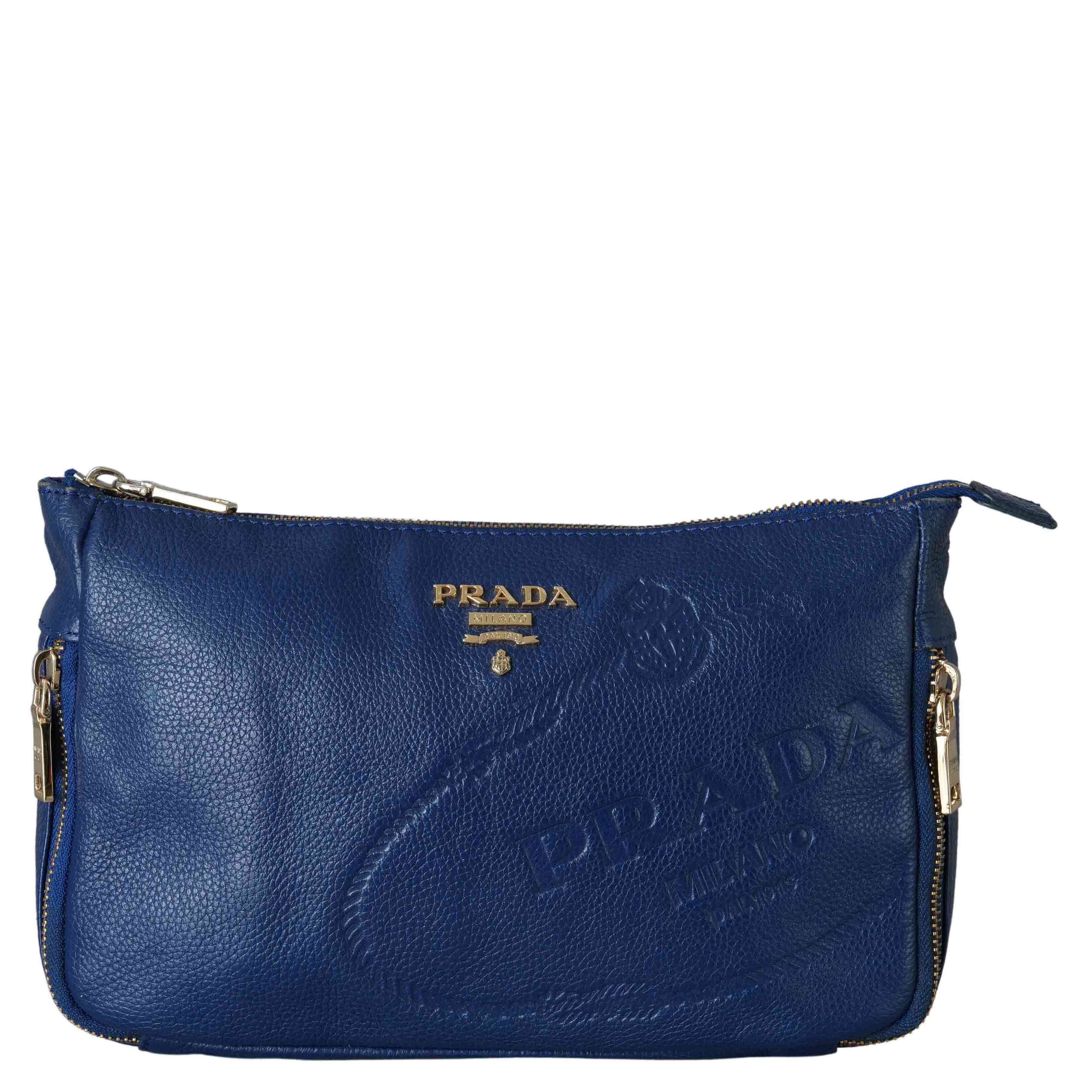 PRADA(USED)프라다 레더 파우치