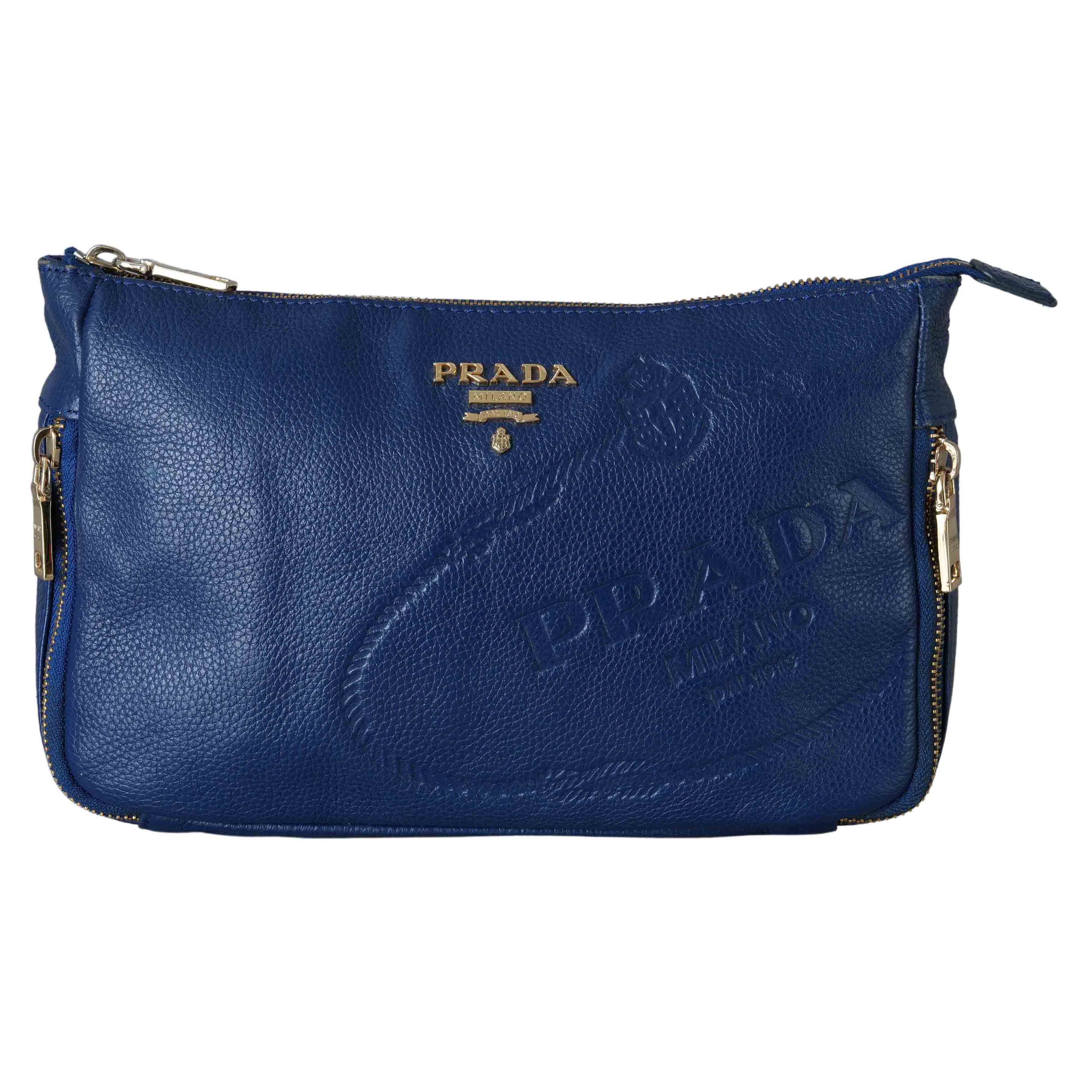 PRADA(USED)프라다 레더 파우치