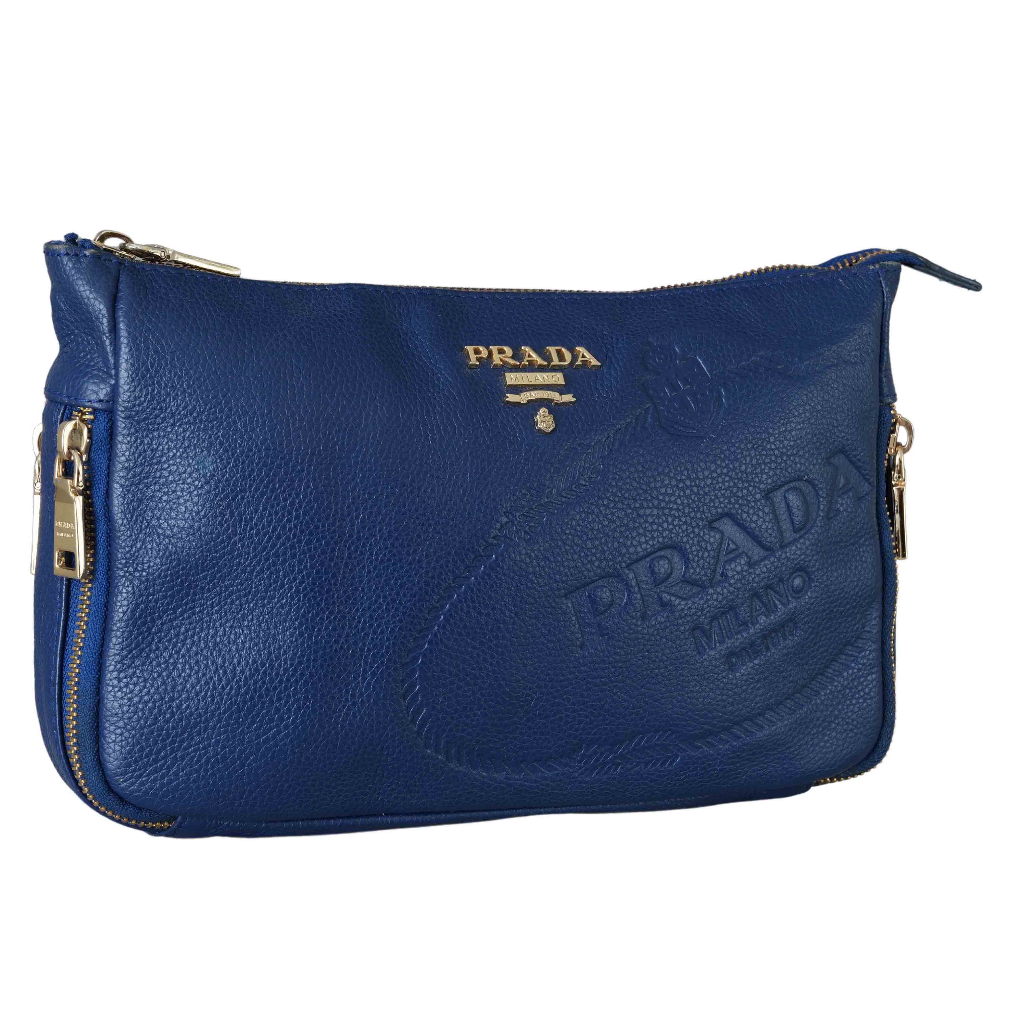 PRADA(USED)프라다 레더 파우치