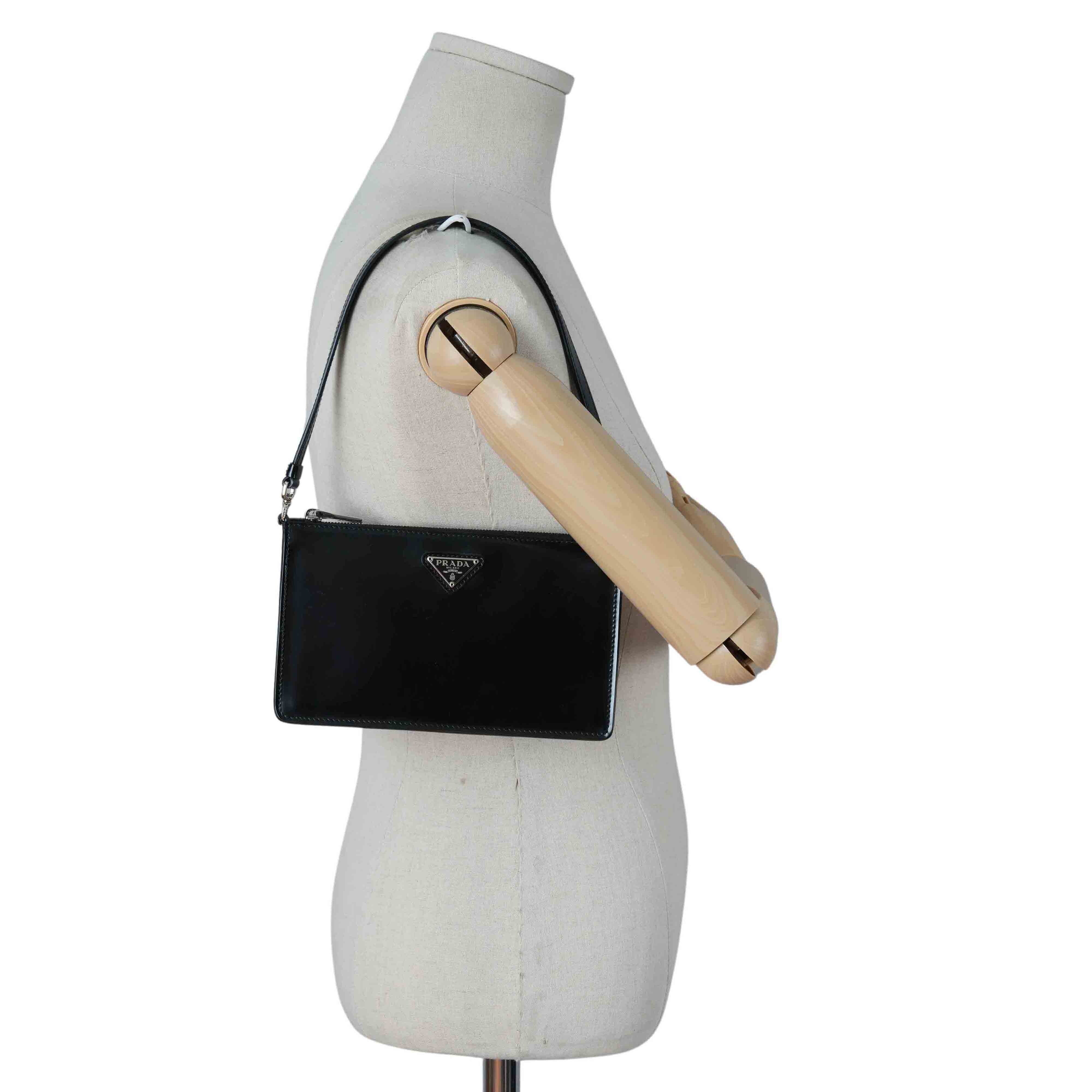 PRADA(USED)프라다 1BC155 브러쉬드 미니 숄더백