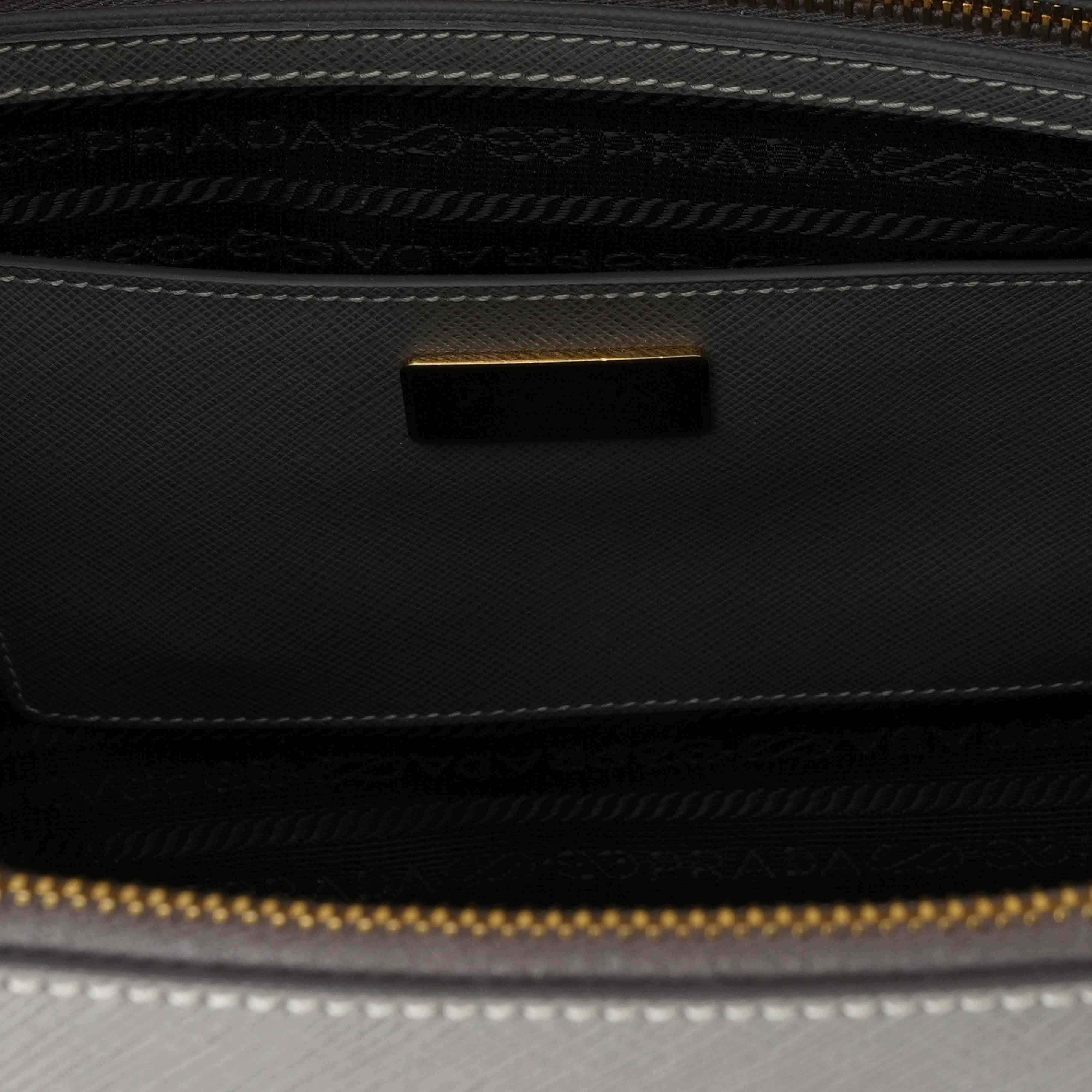 PRADA(USED)프라다 BN2274 사피아노 럭스 토트 겸 숄더백