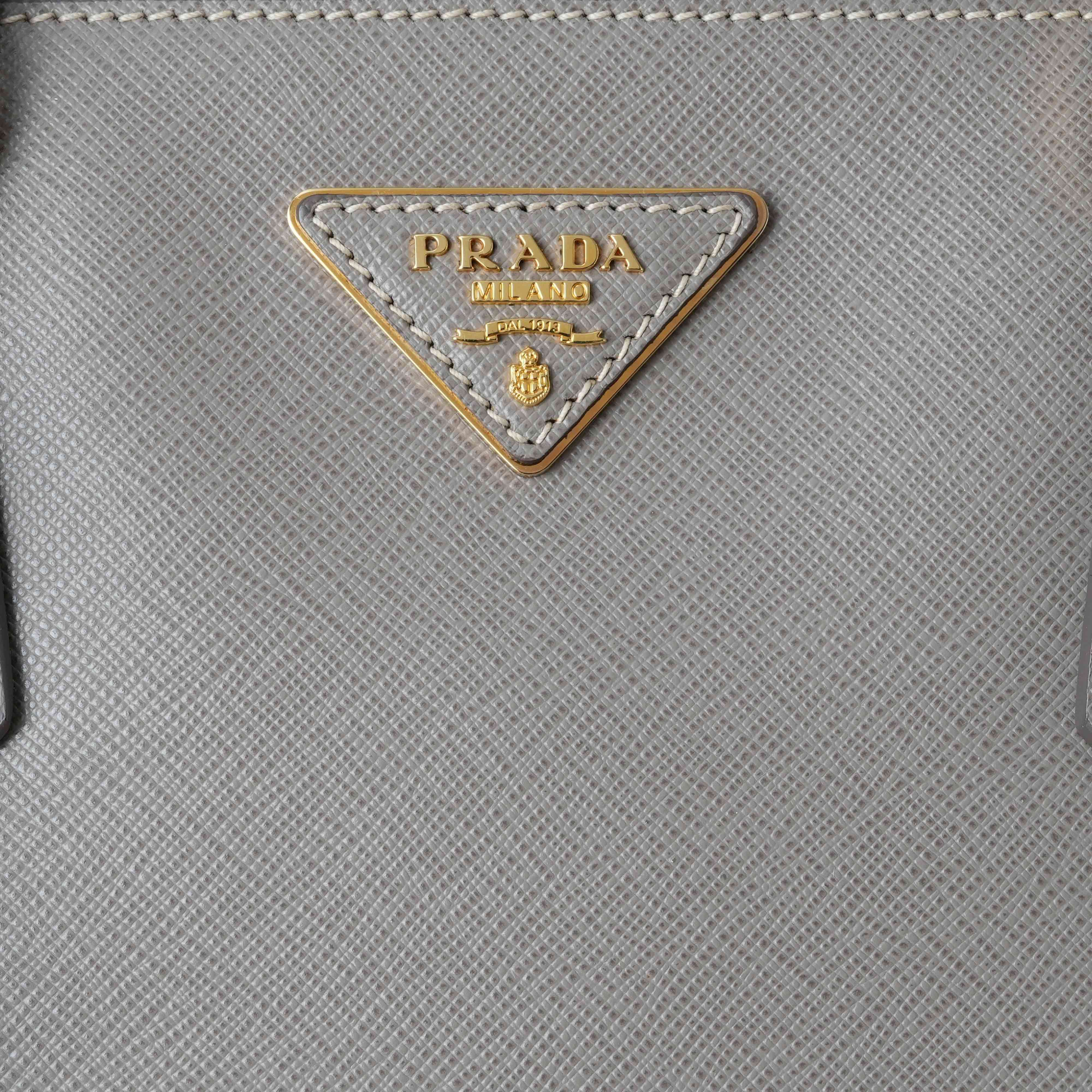 PRADA(USED)프라다 BN2274 사피아노 럭스 토트 겸 숄더백