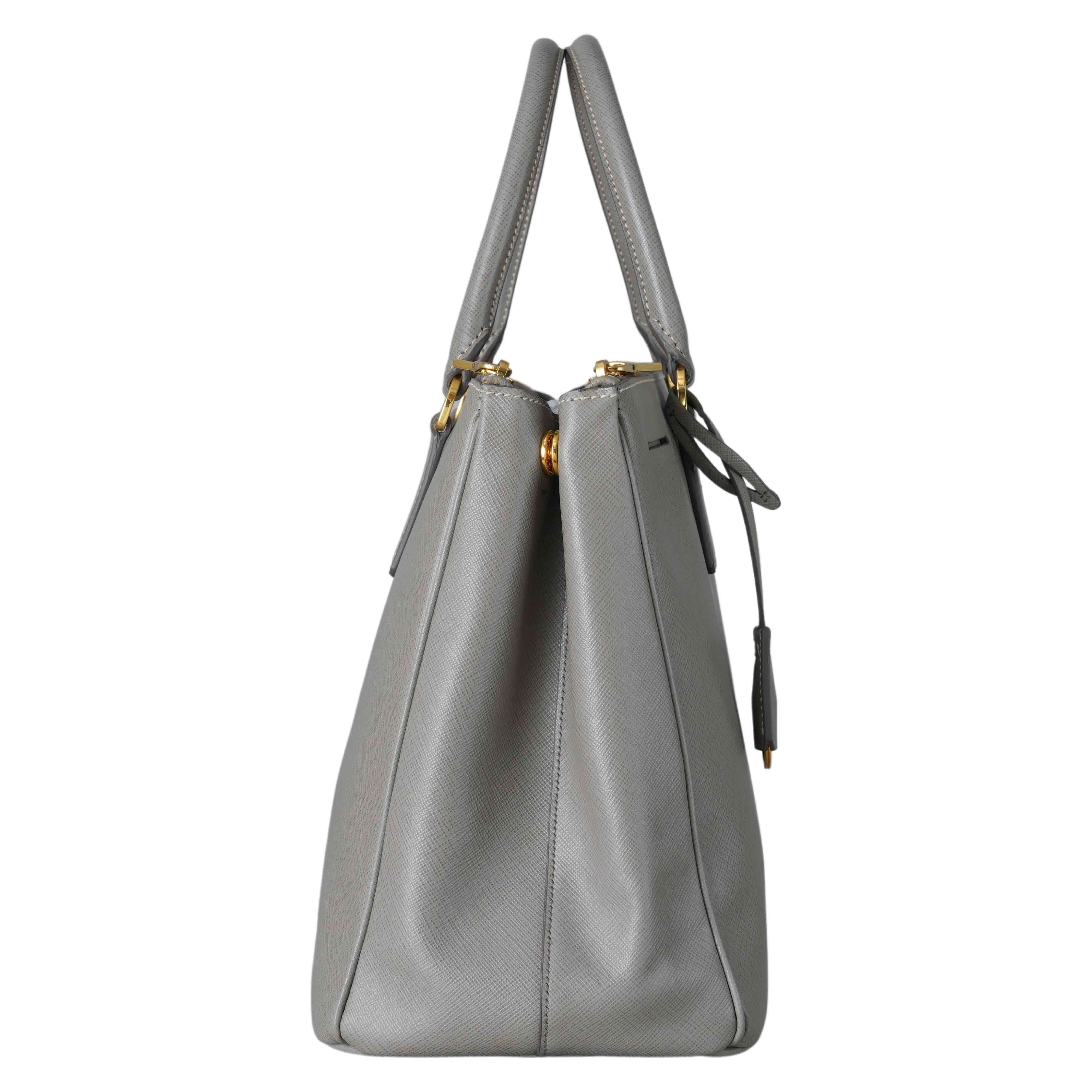 PRADA(USED)프라다 BN2274 사피아노 럭스 토트 겸 숄더백