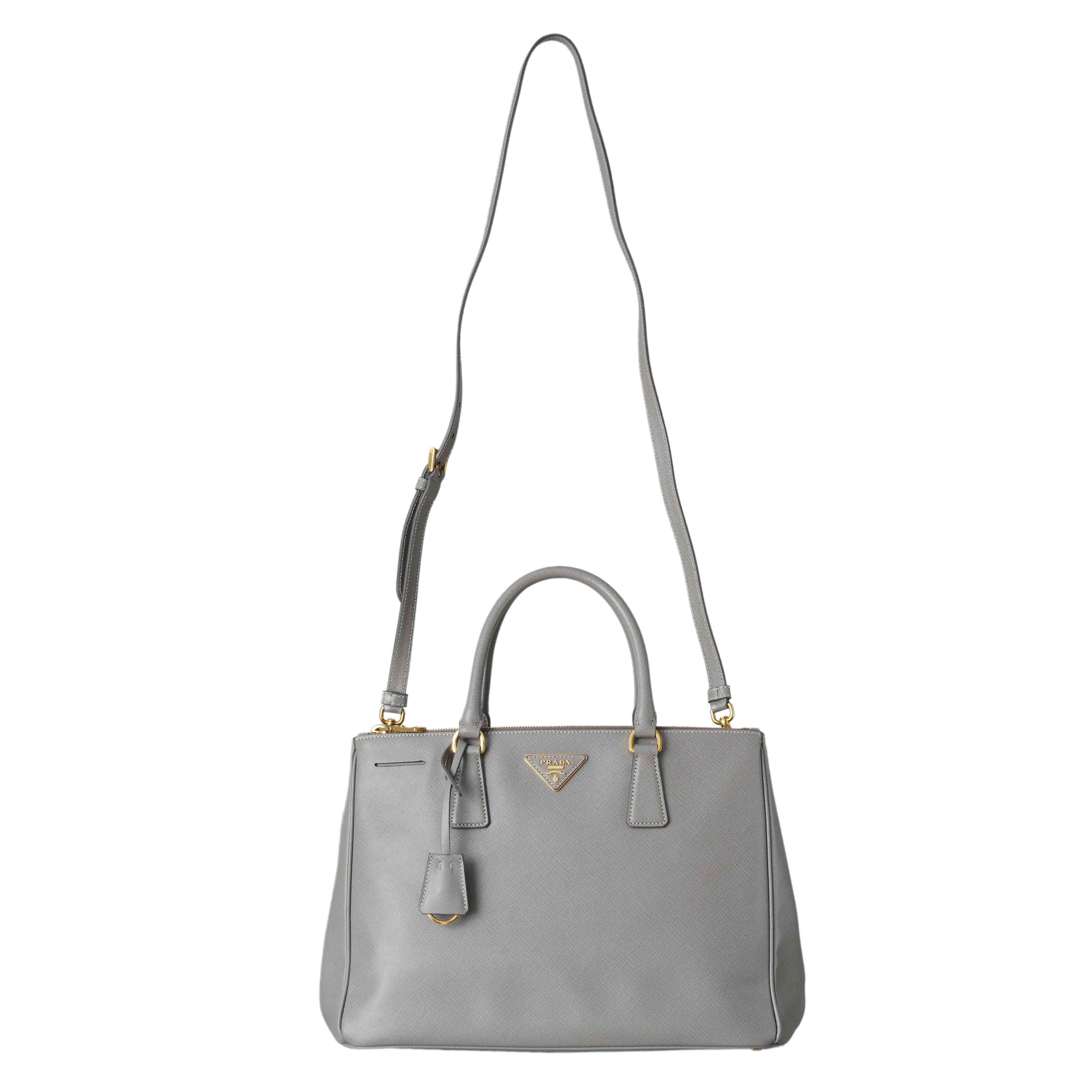 PRADA(USED)프라다 BN2274 사피아노 럭스 토트 겸 숄더백